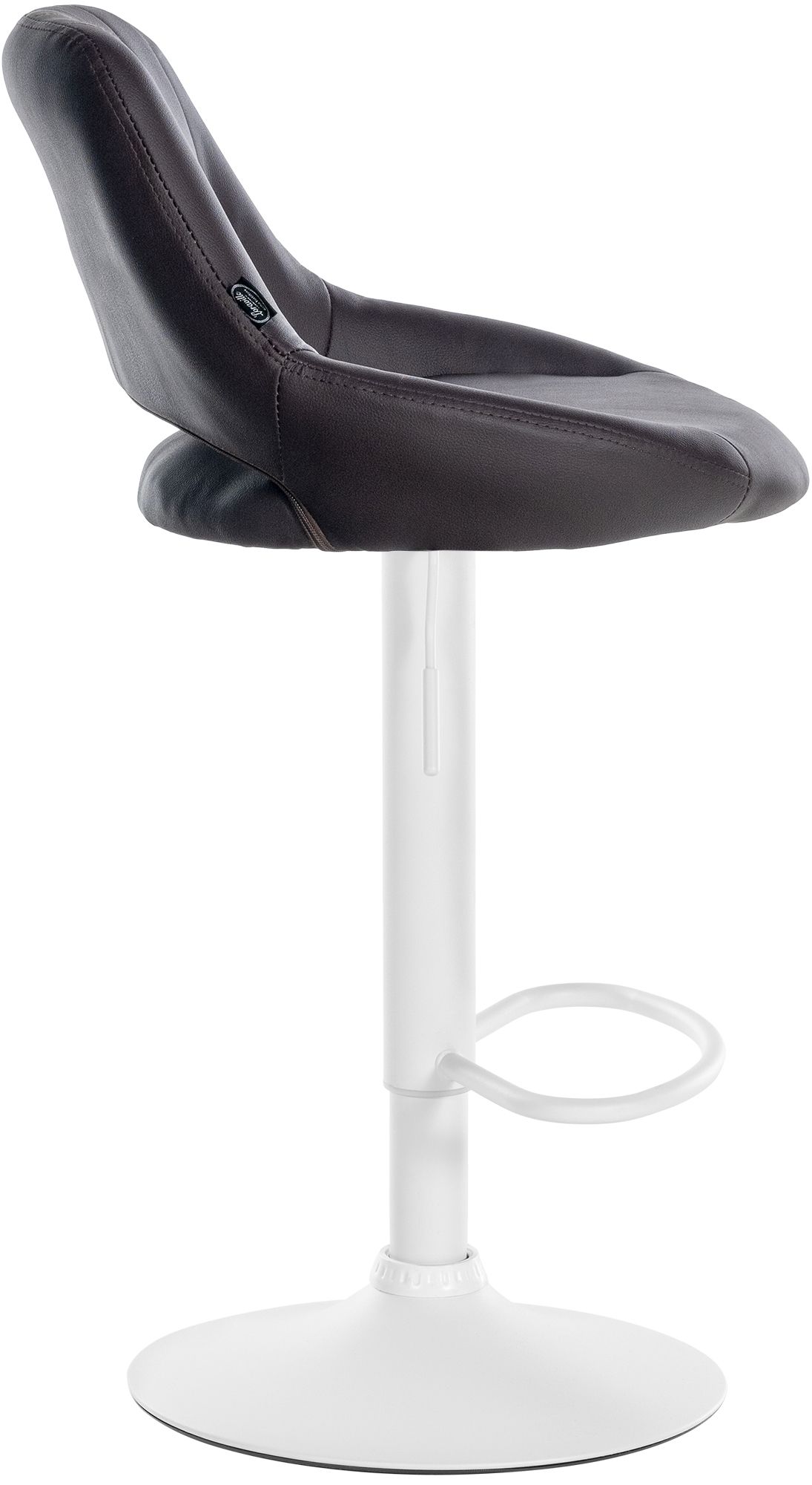 Lot de 2 tabourets de bar Milet en similicuir