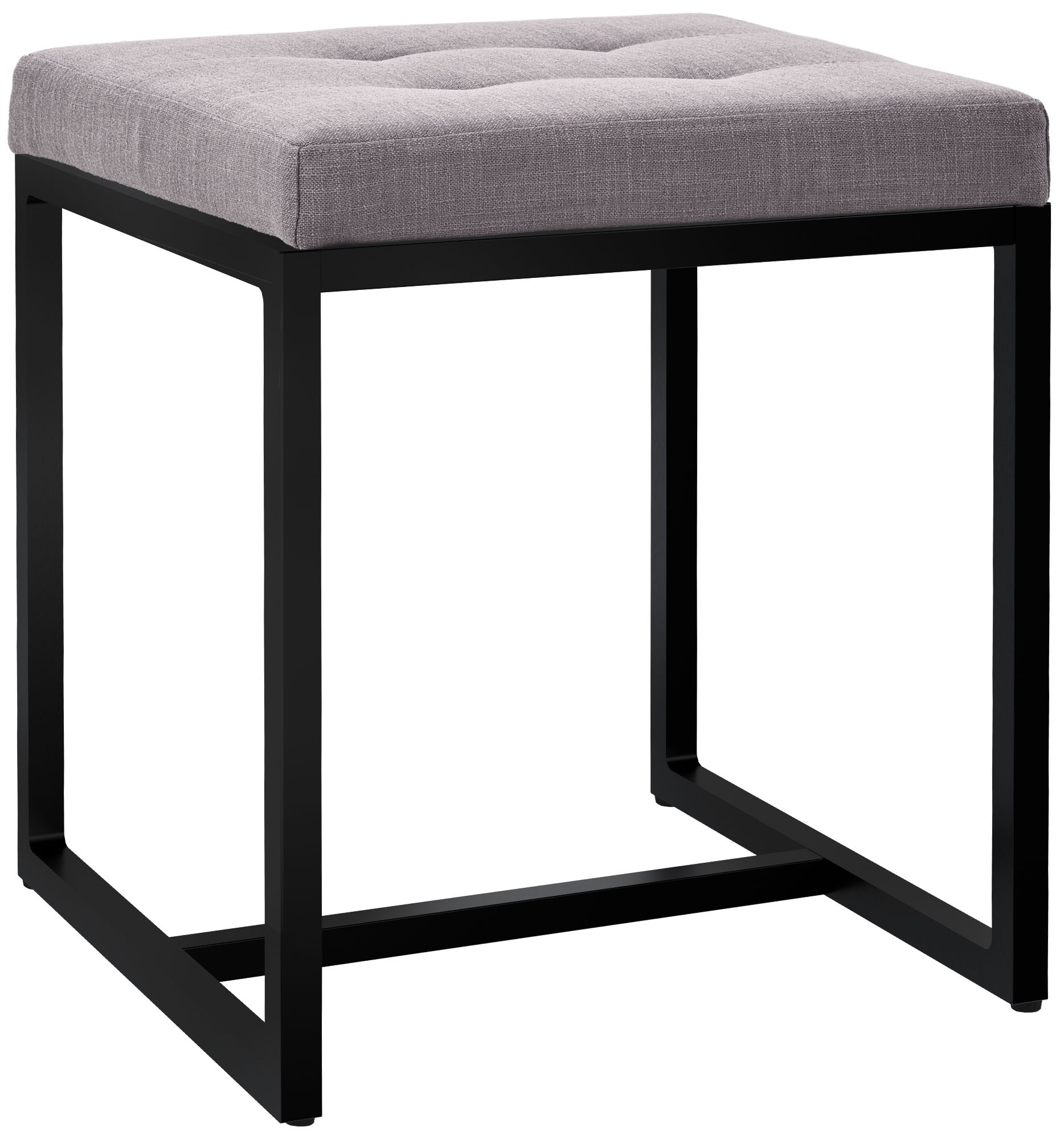 Pouf Barci avec structure noire