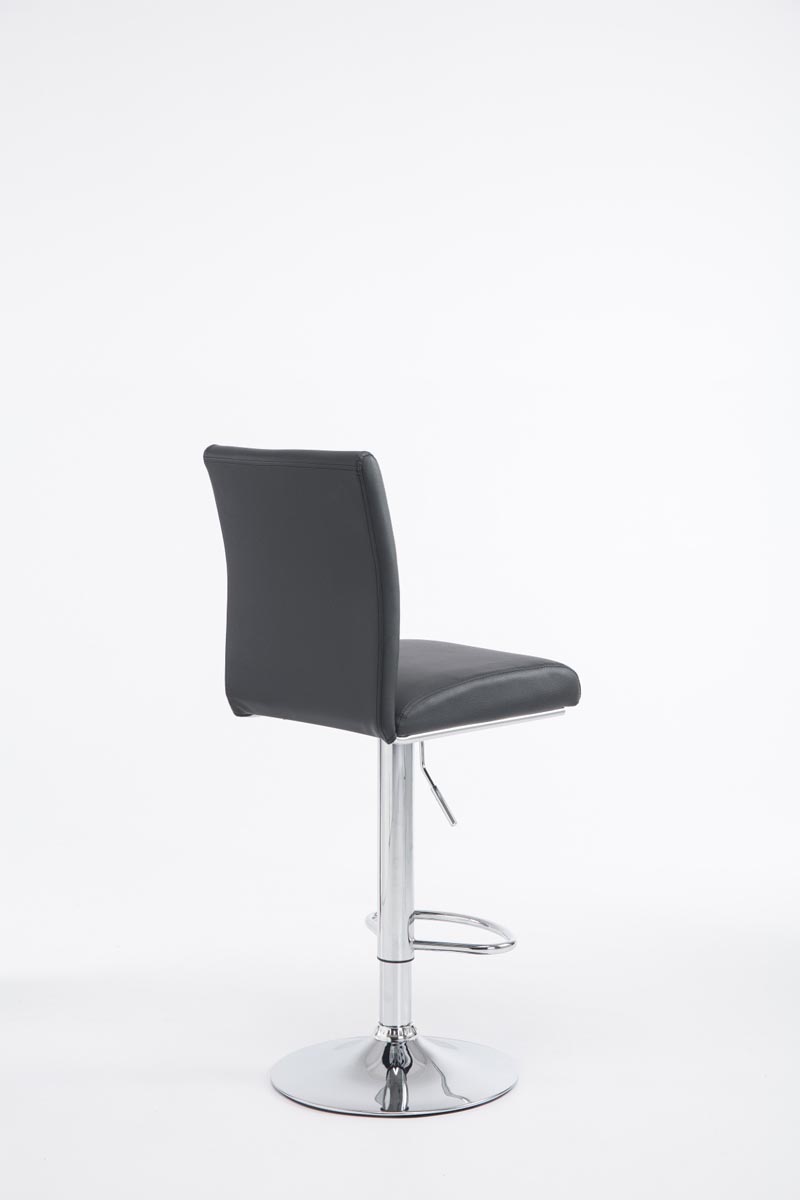 Tabouret de bar Köln en similicuir avec pied en métal