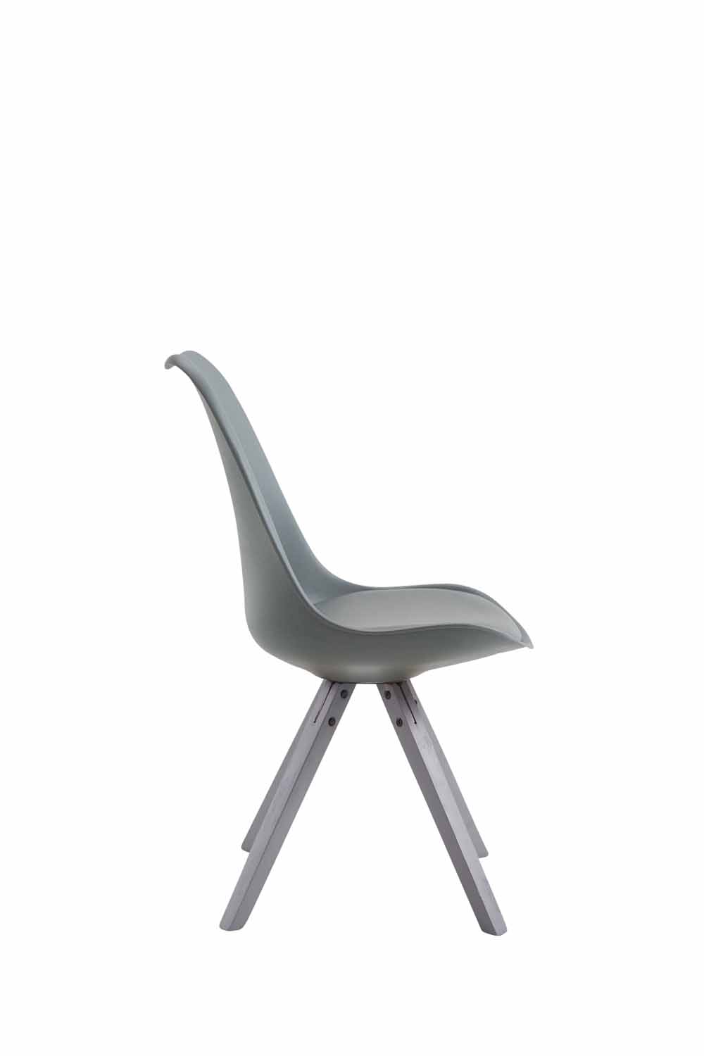 Chaise Toulouse similicuir piétement carré