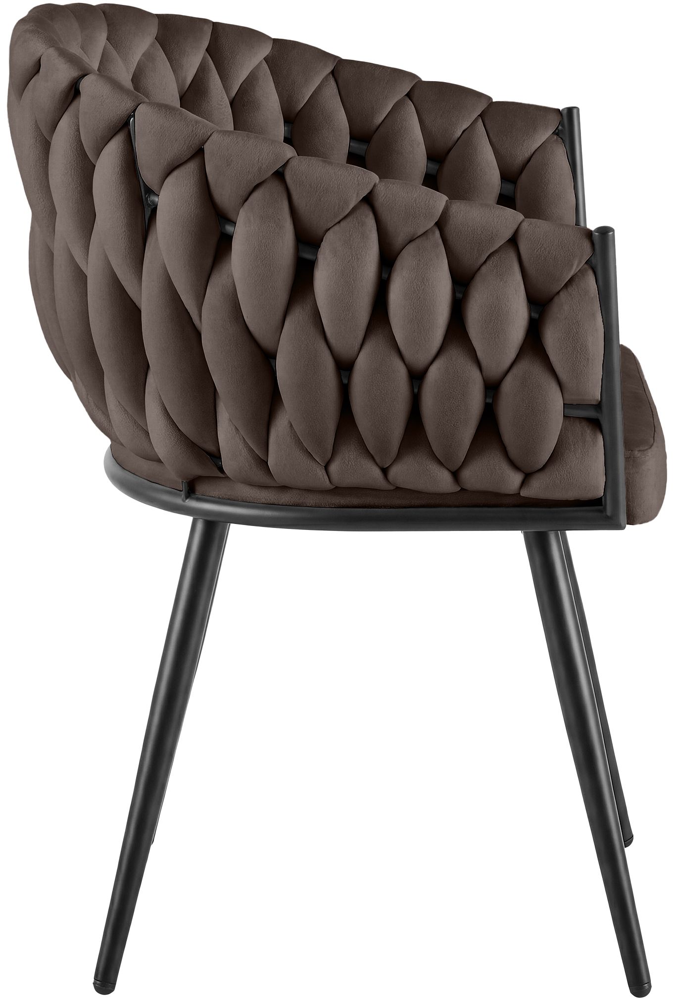 Chaise de salle a manger Molise velours