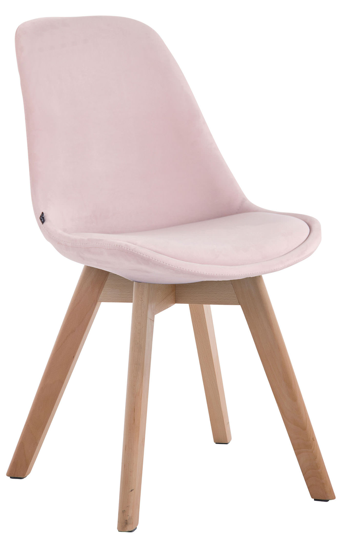 Lot de 4 Chaises de salle à manger Borneo V2 en velours