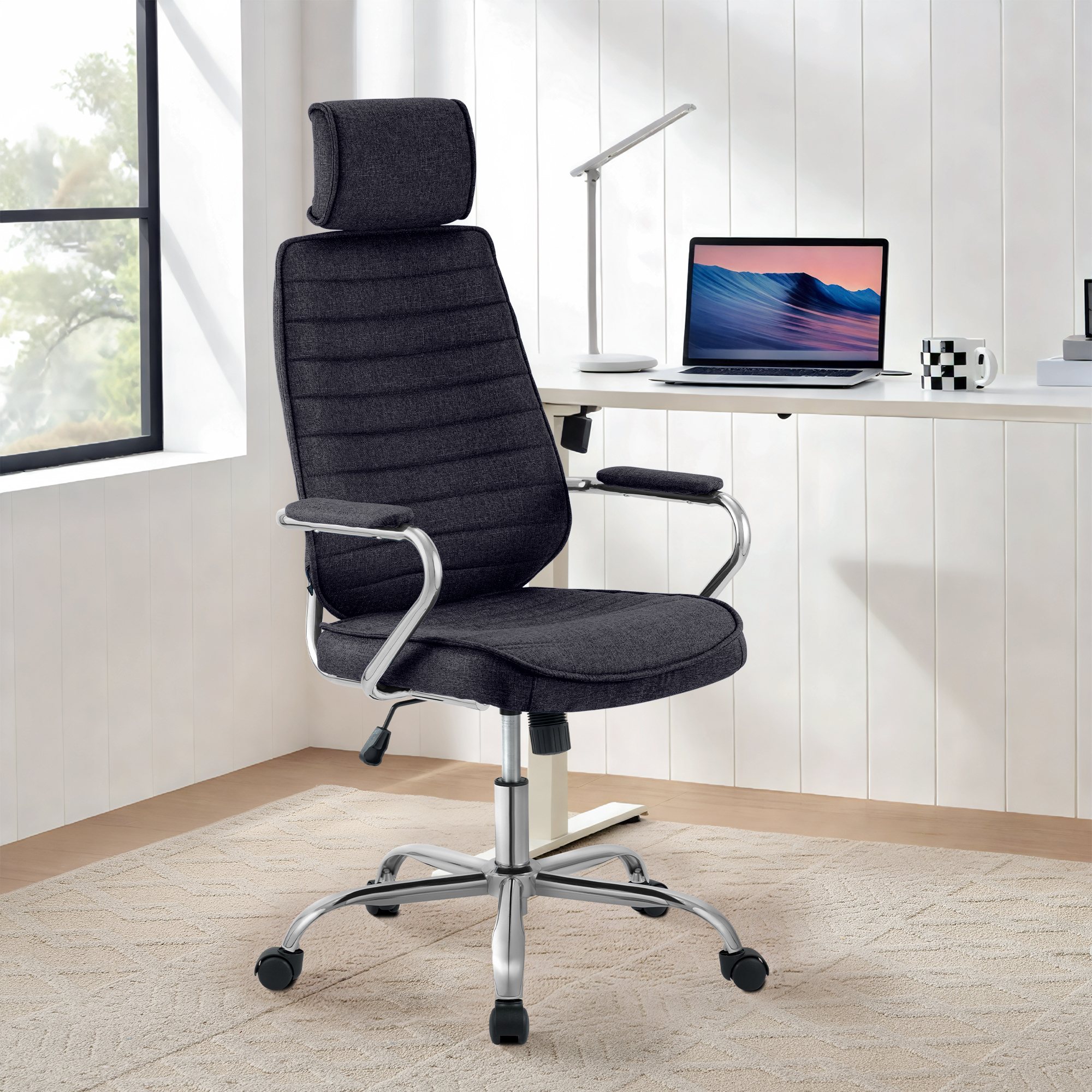 Chaise de bureau Rako Tissu