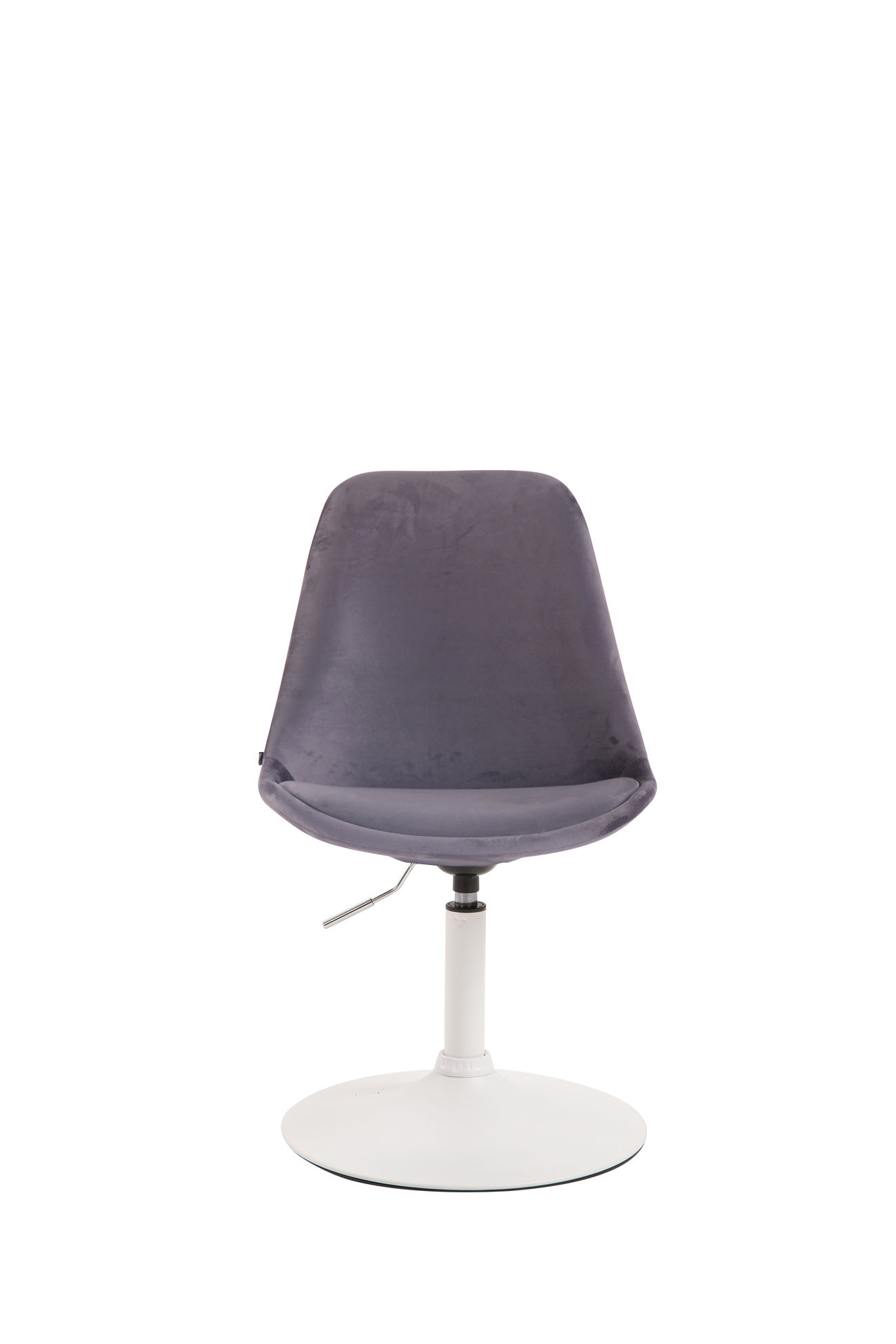 Chaise de salle à manger Maverick en velours avec pied trompette