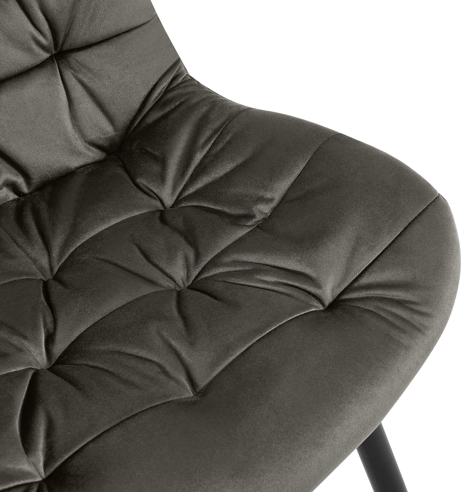 Chaise de salle à manger Rossford velours
