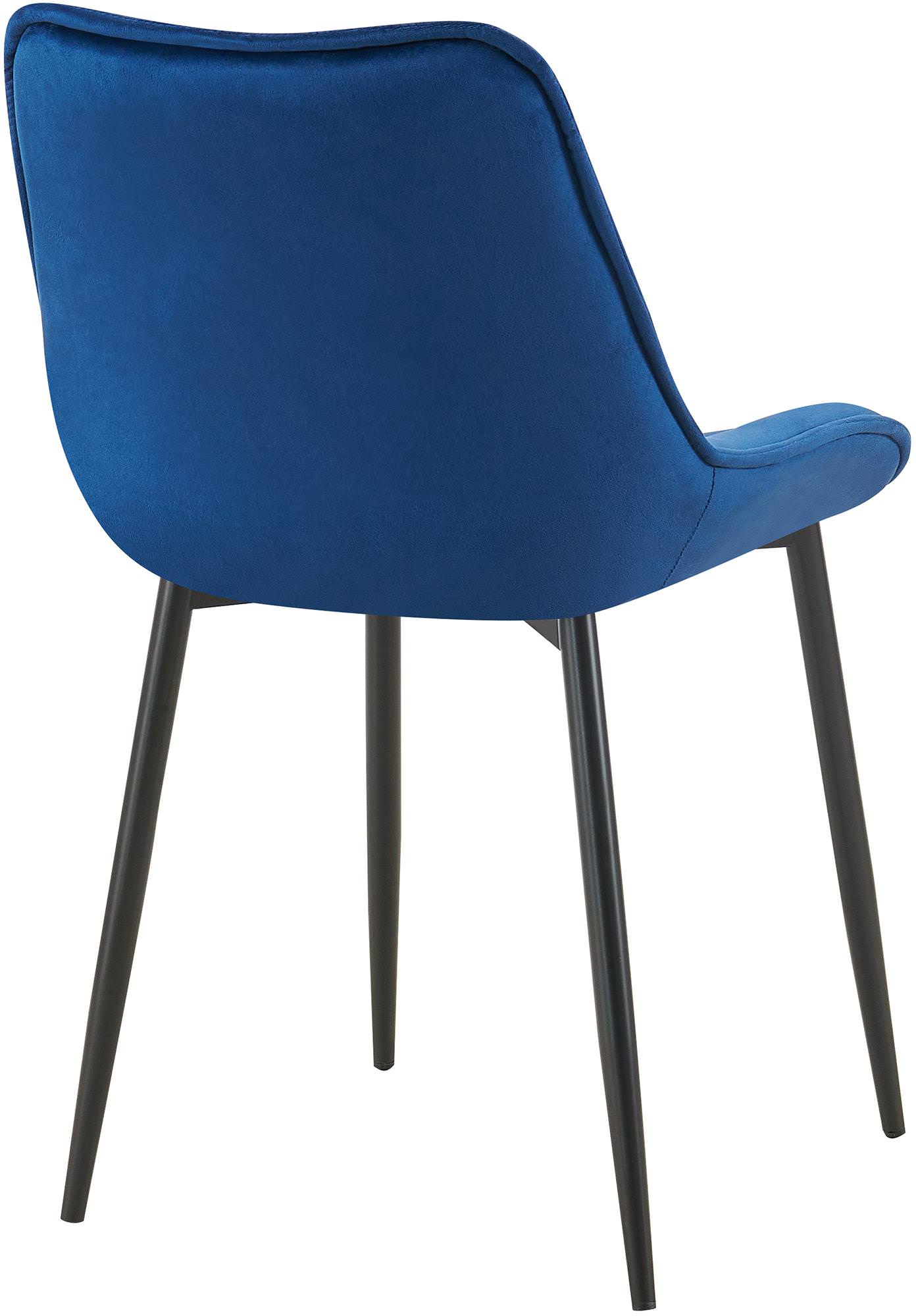 Chaise de salle à manger Wallace velours