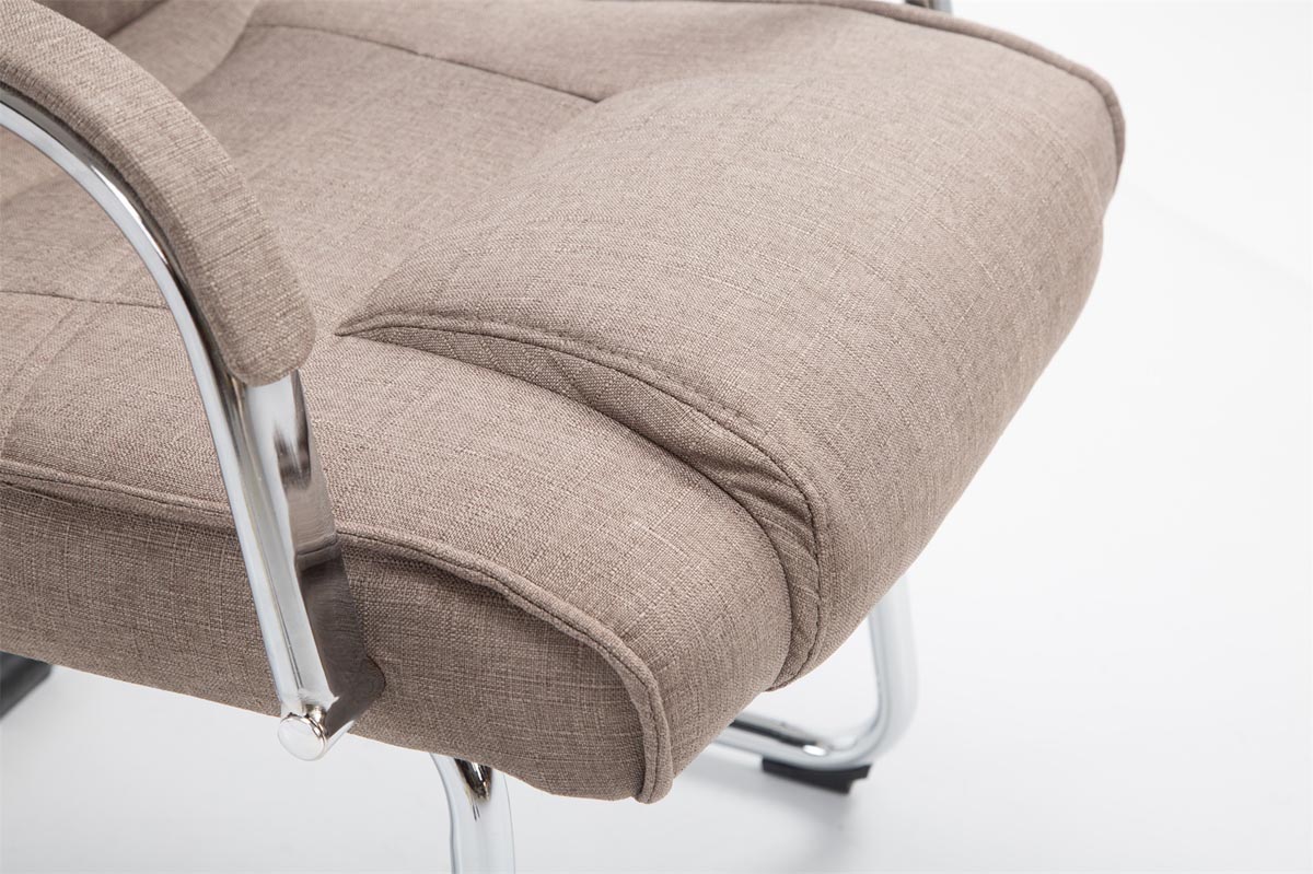 Chaise visiteur Attila tissu