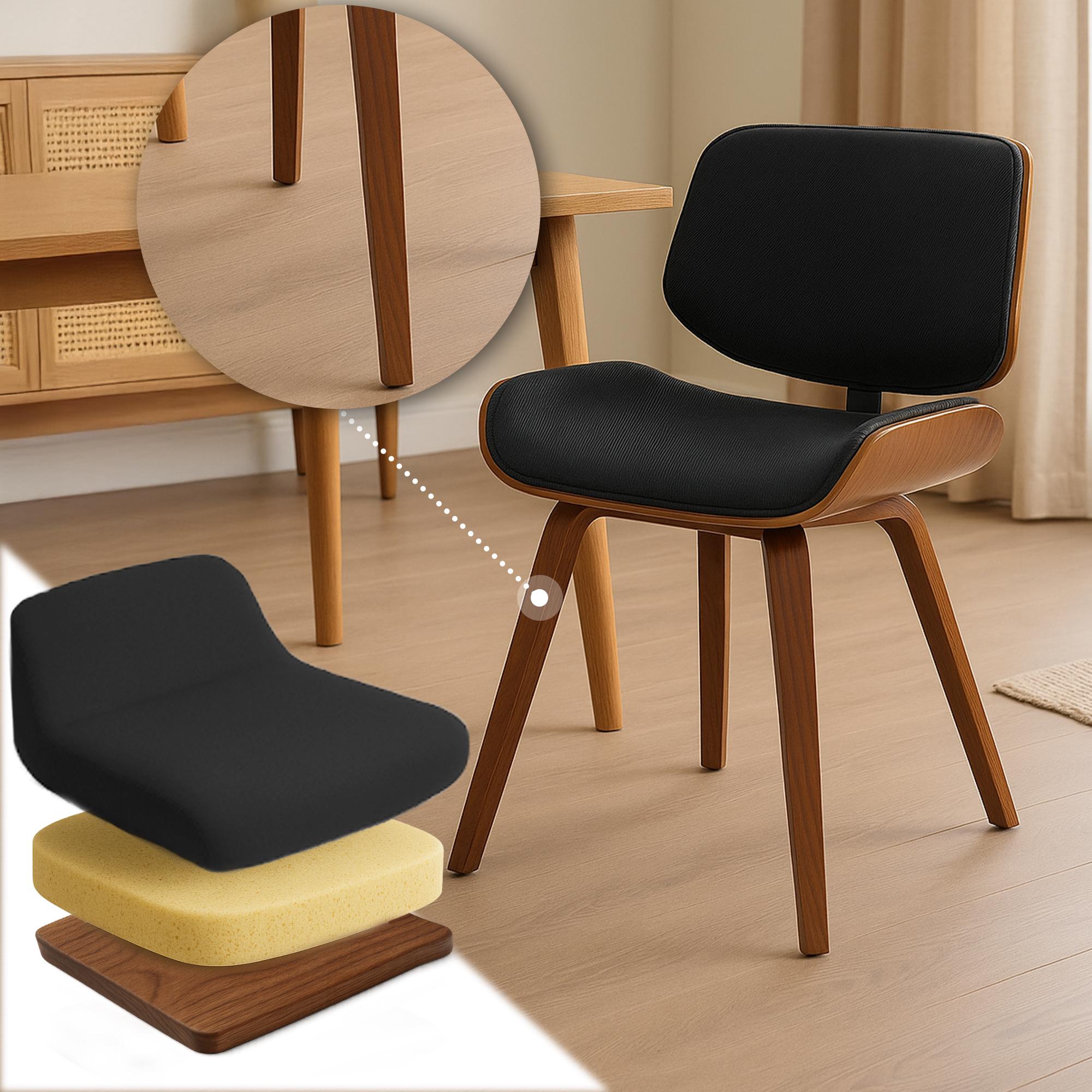 Chaises de salle a manger Beverley lot de 2 en tissu