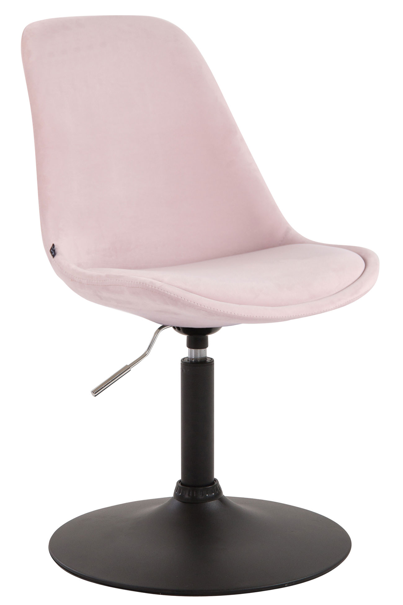 Chaise de salle à manger Maverick en velours avec pied trompette