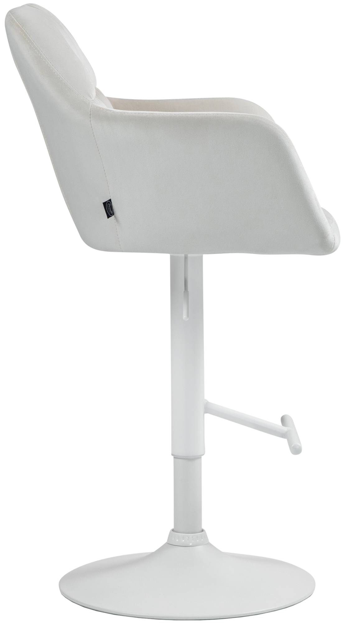 Tabouret de bar Natoma velours