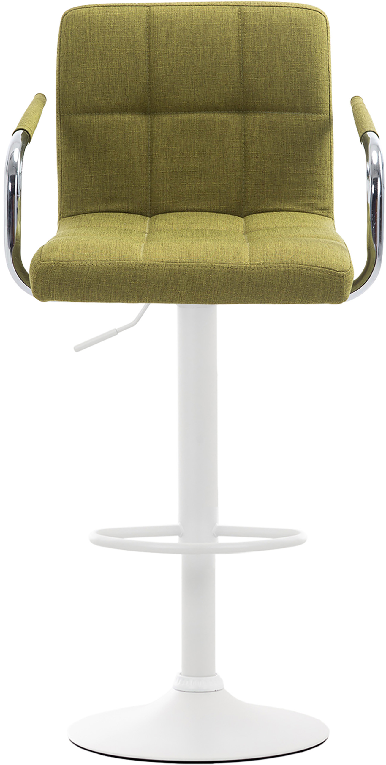 Tabouret de bar Lucy V2 en Tissu et piètement en Métal