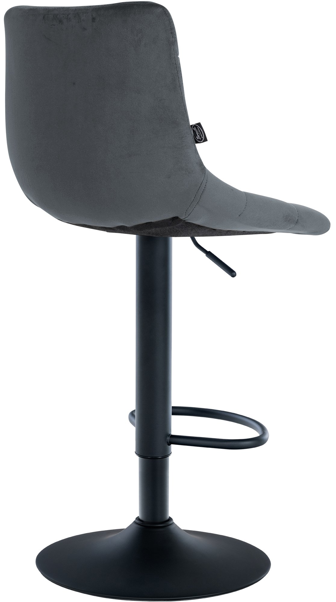 Tabouret de bar Jerry velours