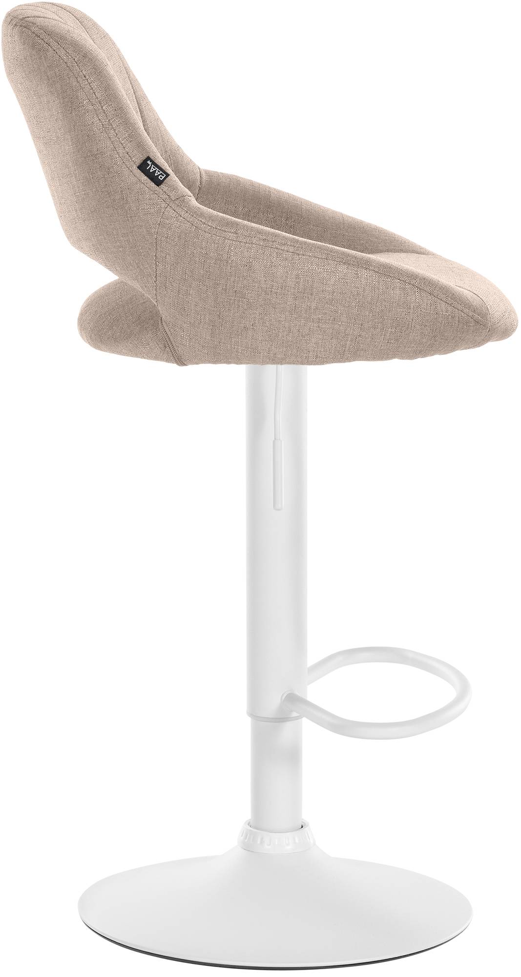 Lot de 2 tabourets de bar Milet en tissu