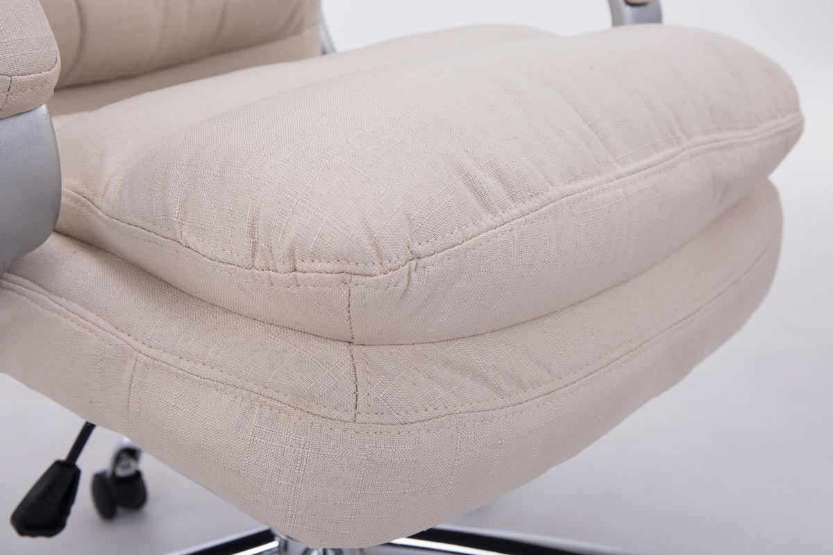 Fauteuil de bureau XXL Vancouver Tissu