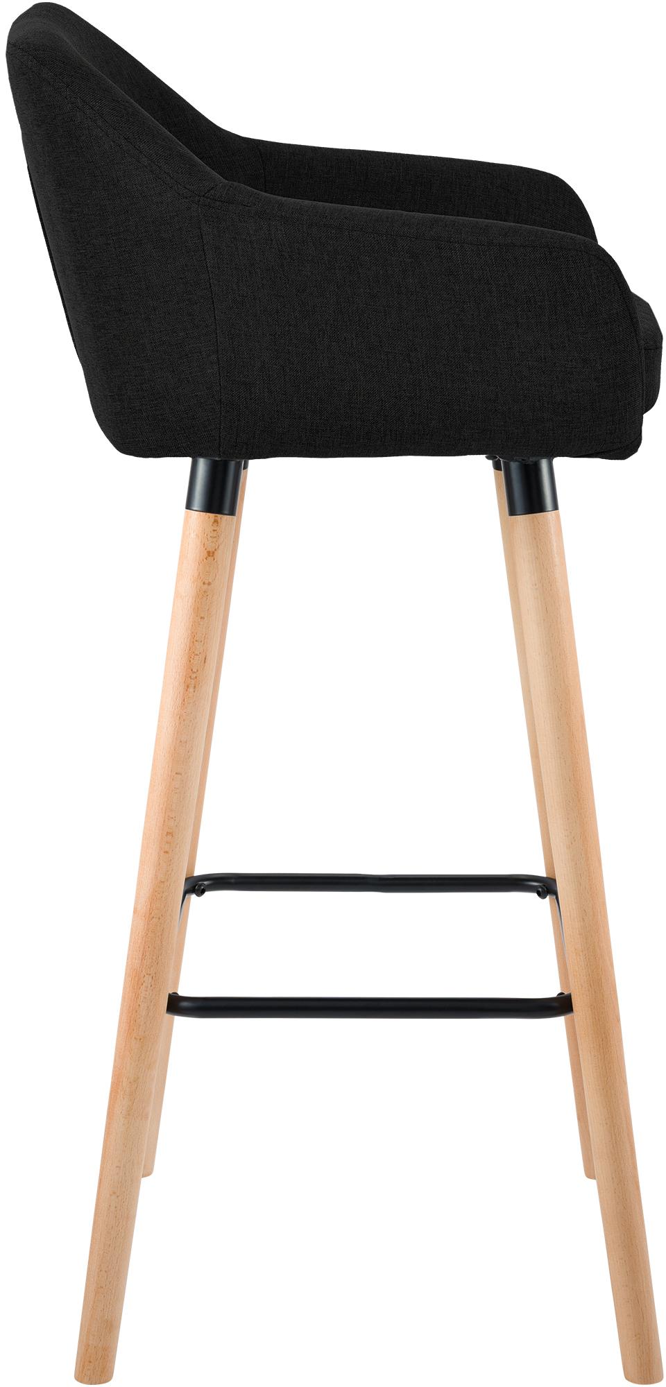 Lot de 2 tabourets de bar Grant en tissu