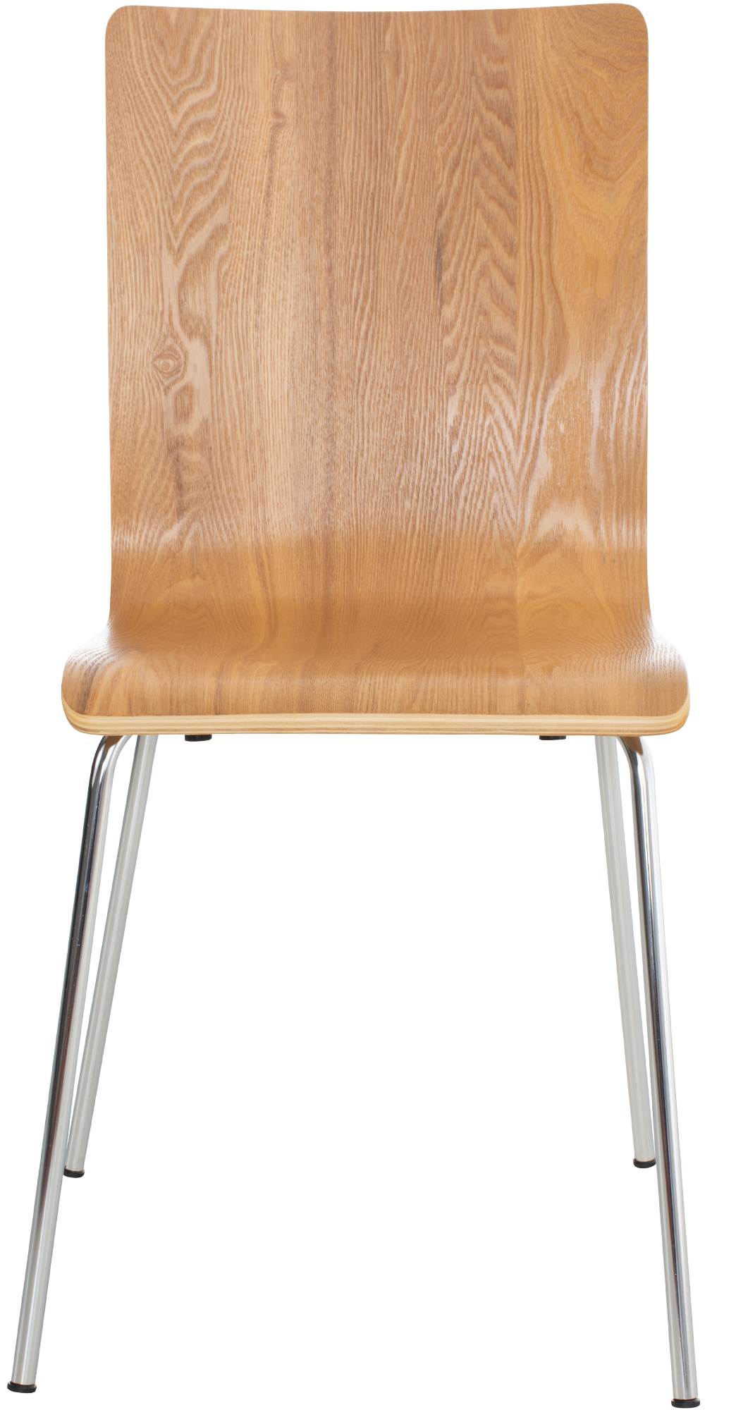 Lot de 4 chaises visiteur Pepe en bois
