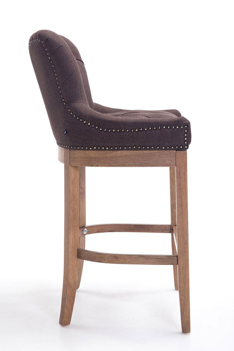 Lot de 2 Tabourets de Bar Lakewood en Tissu
