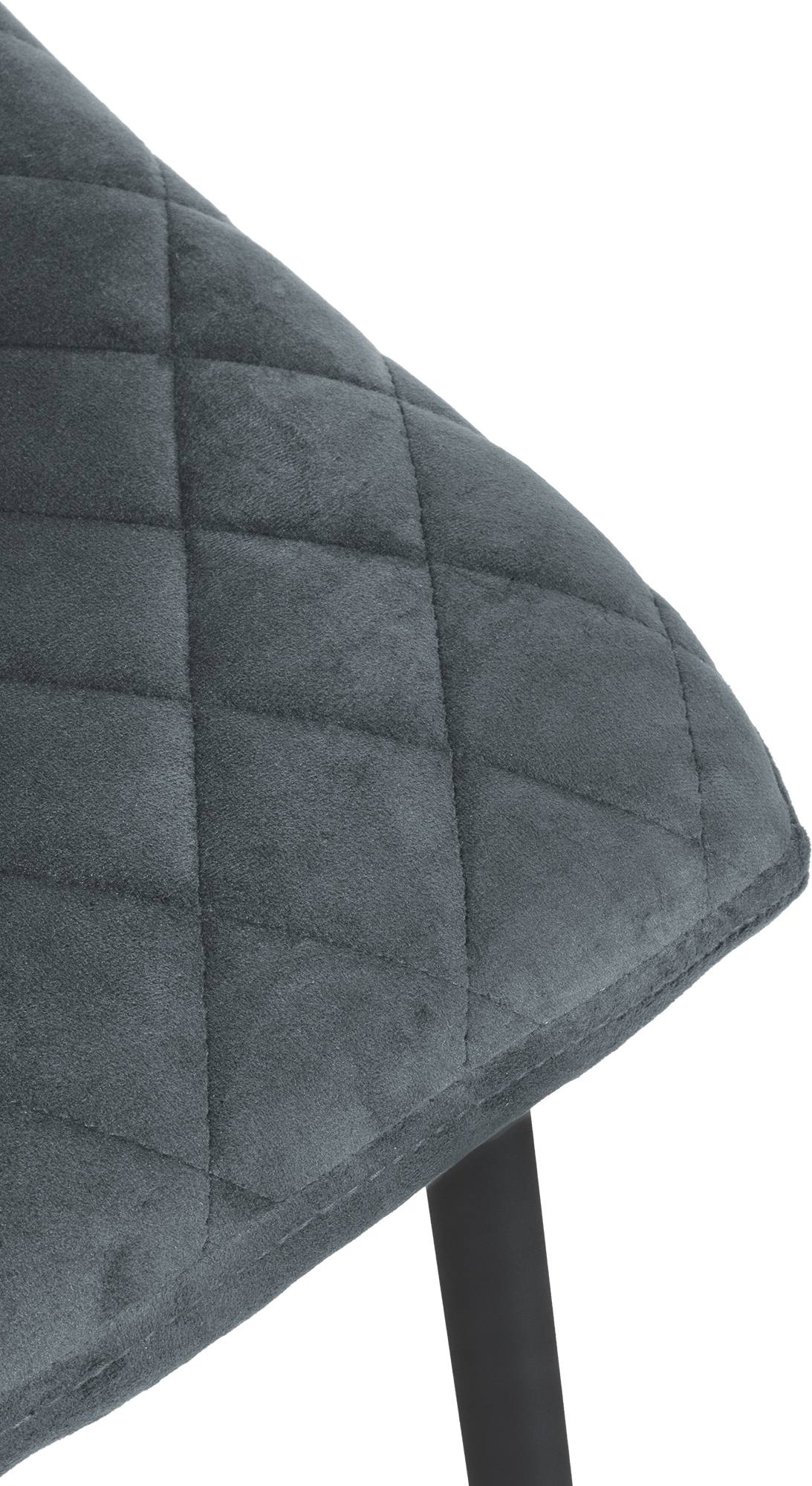 Chaise de salle à manger Telde velours