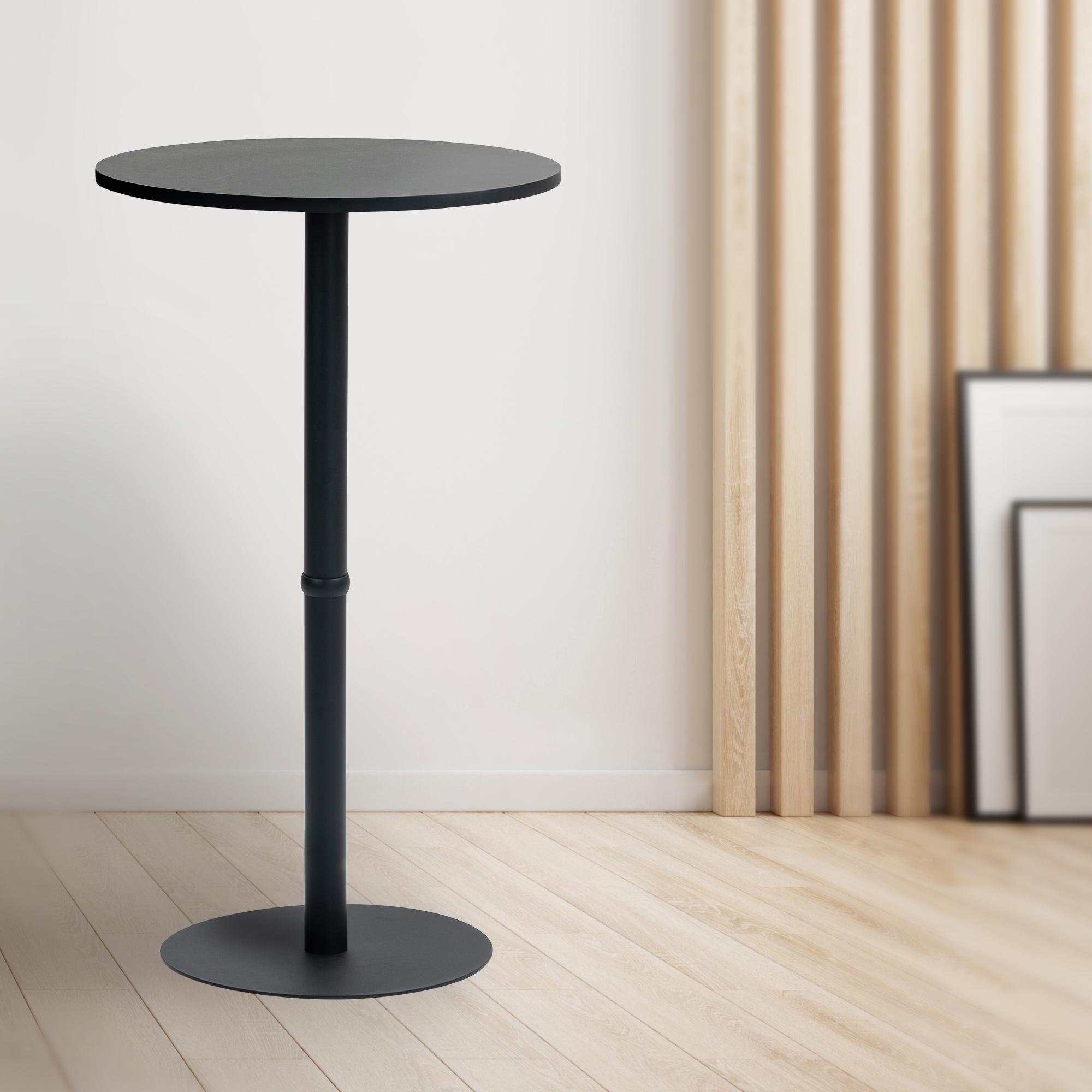 Table haute Hereford ronde