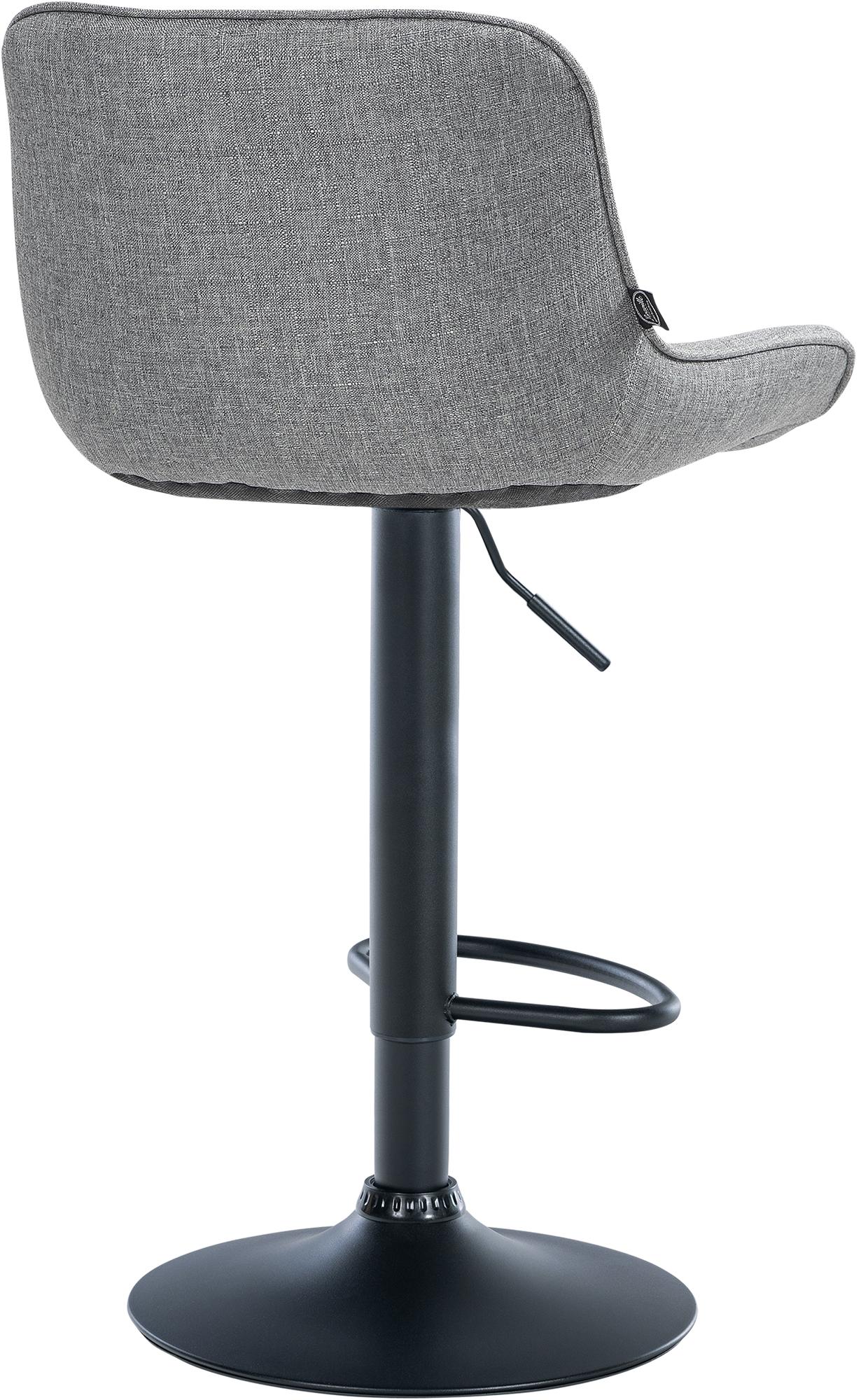 Lot de 2 tabourets de bar Vonore tissu
