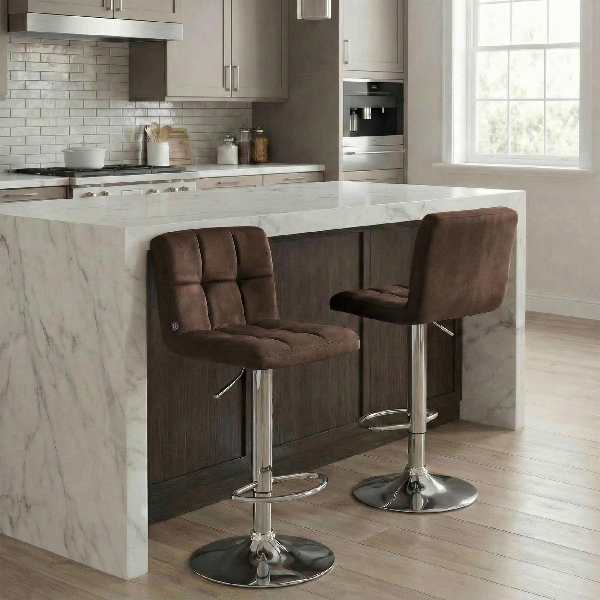 Tabouret de Bar Peru Velours
