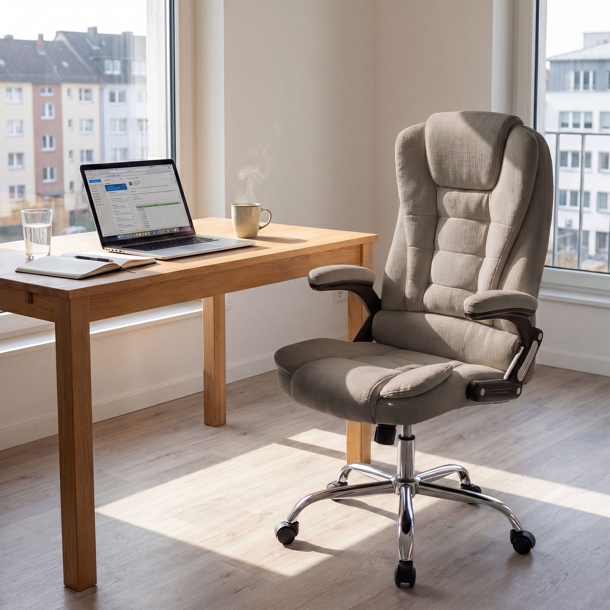 Chaise de bureau Thor Tissu