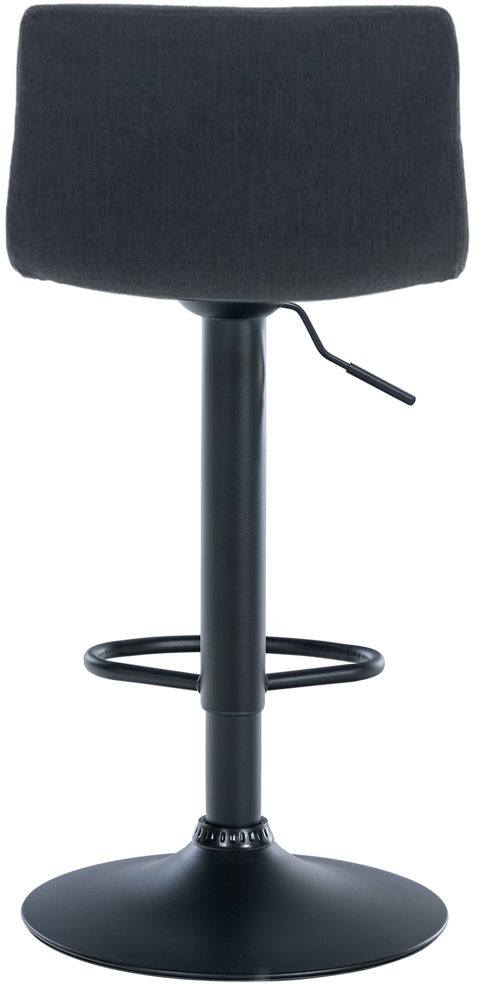 Tabouret de bar Hover Assise en Tissu Piètement Métal chromé