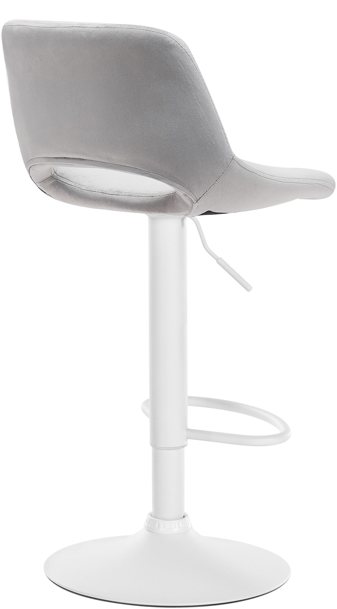 Lot de 2 tabourets de bar Camden velours