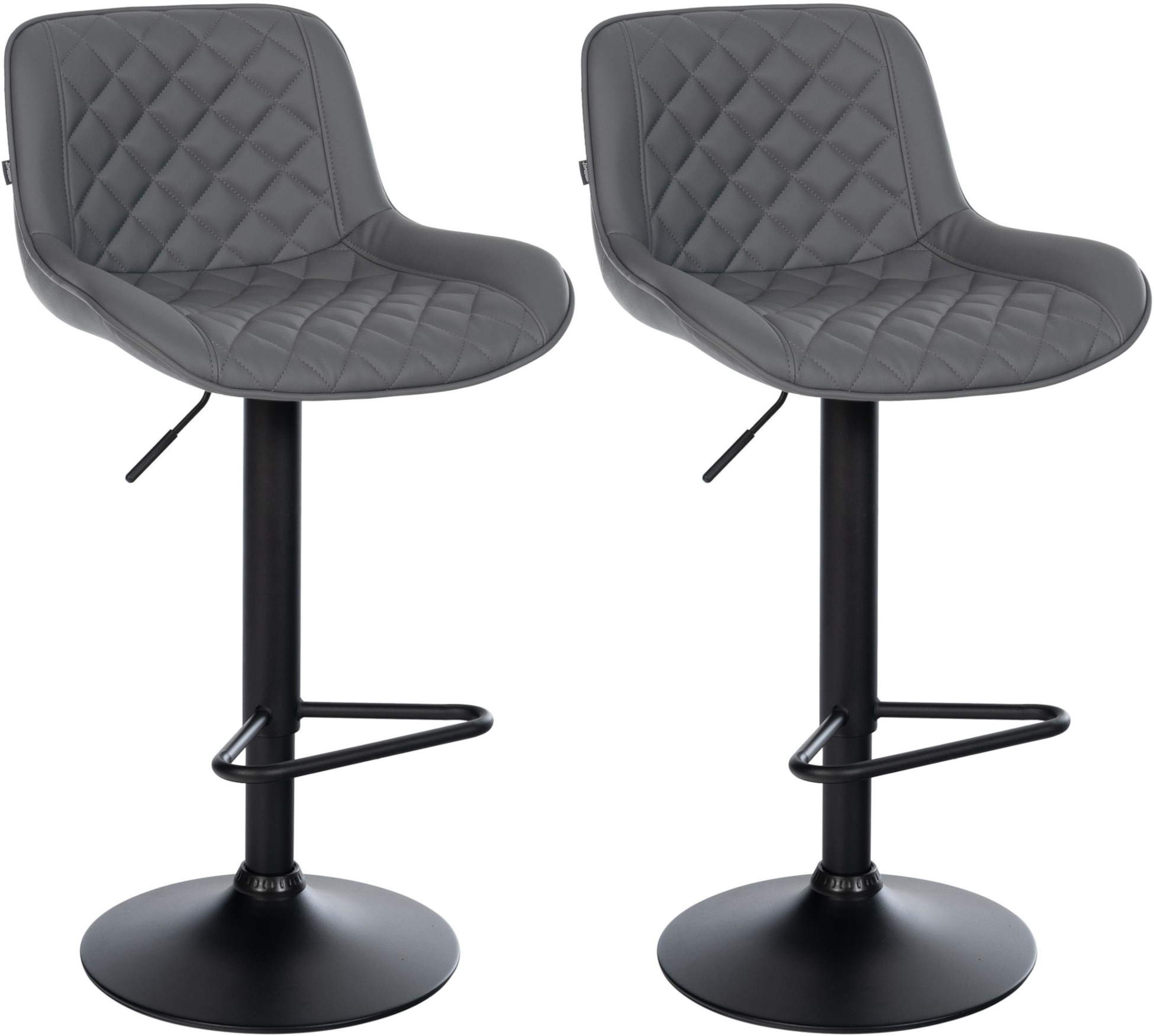 Lot de 2 tabourets de bar Kasson