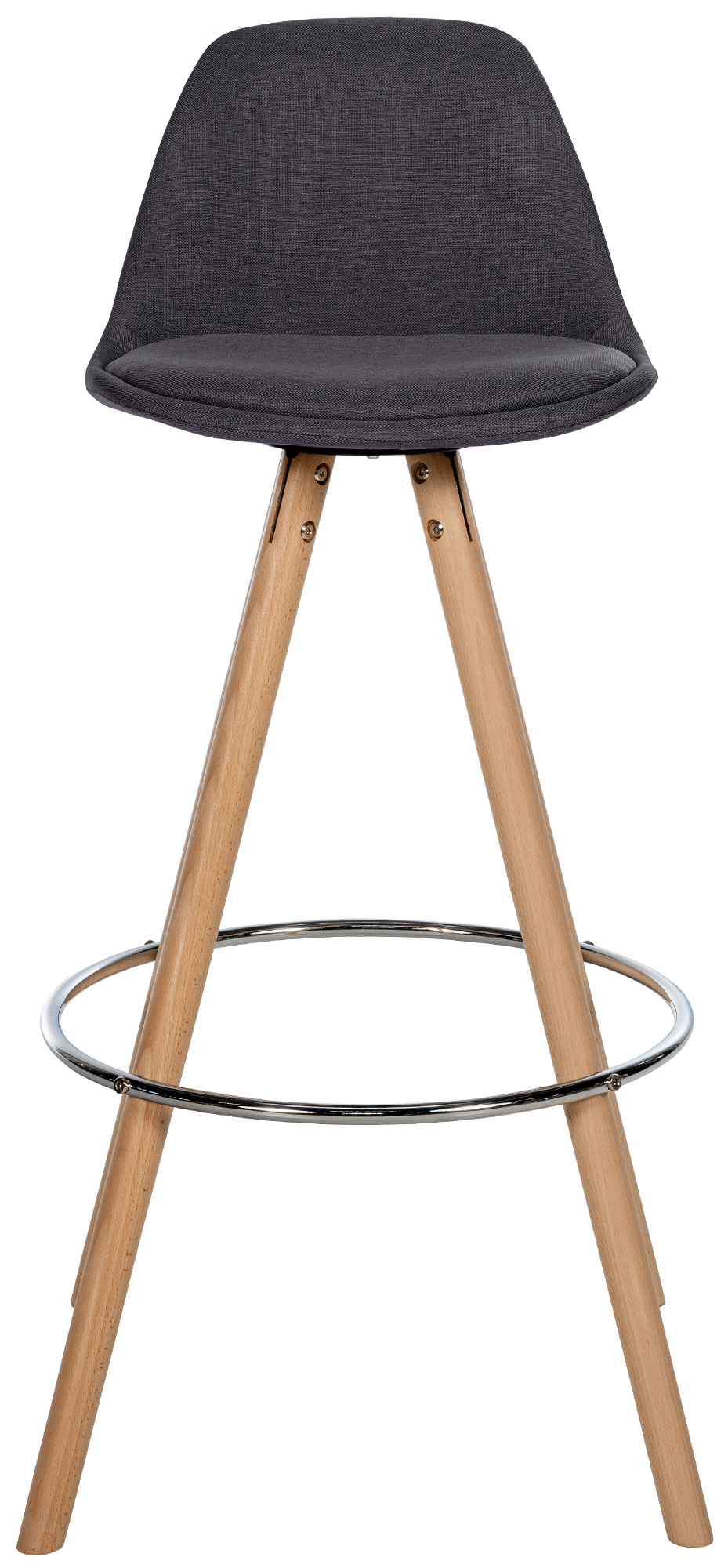 Tabouret de bar Corbin Tissu Rond