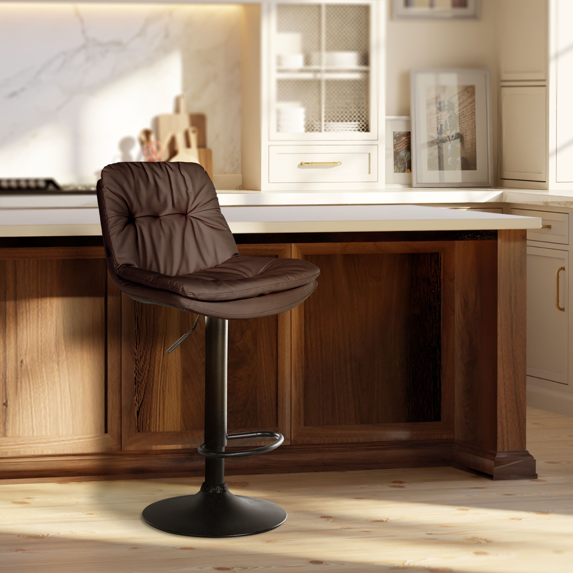 Tabouret de bar Laurel similicuir