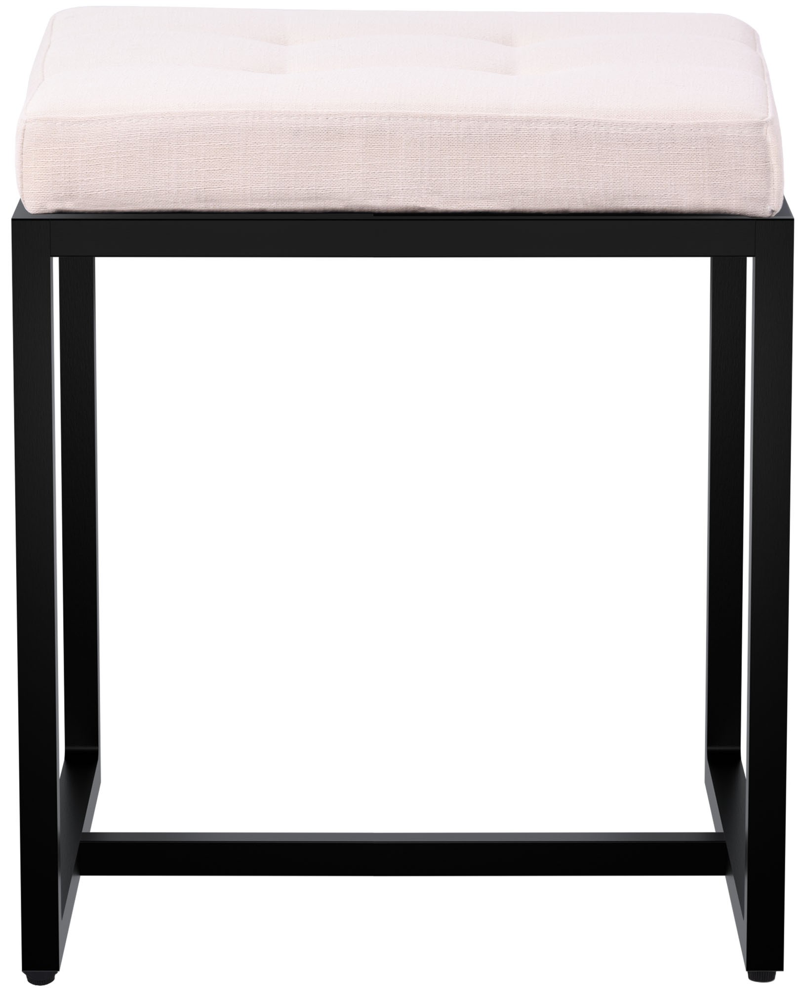 Pouf Barci avec structure noire