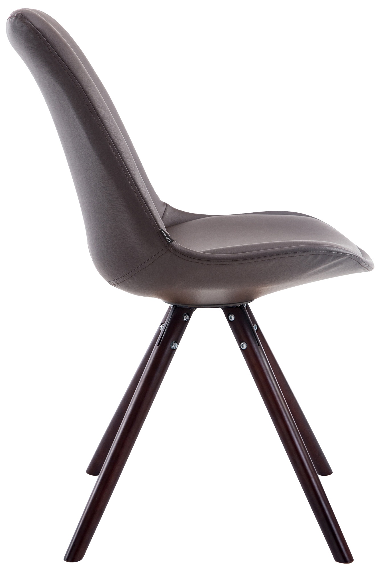 Chaise visiteur LAVAL similicuir pieds ronds