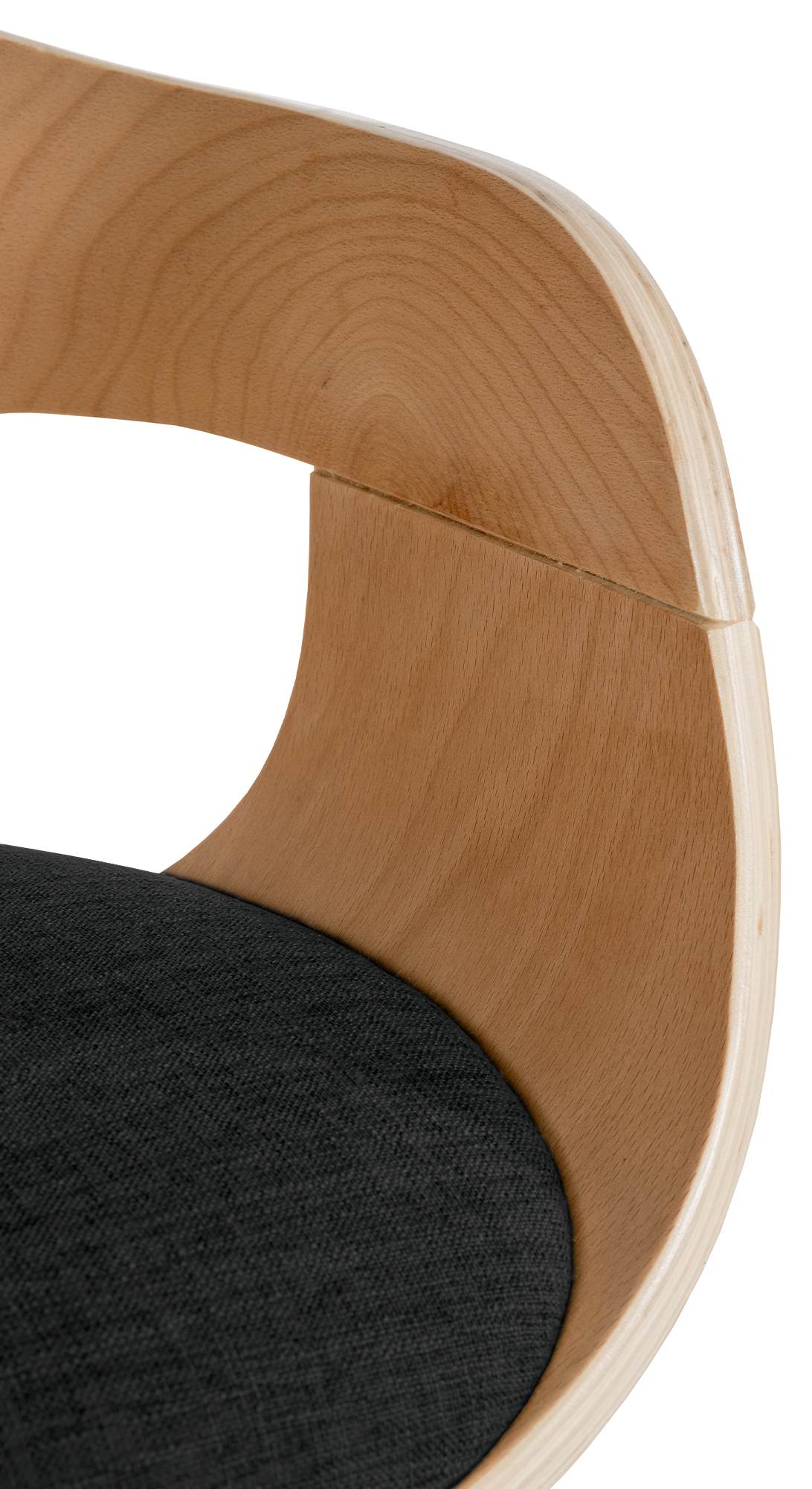 Chaise retro Kingston en tissu