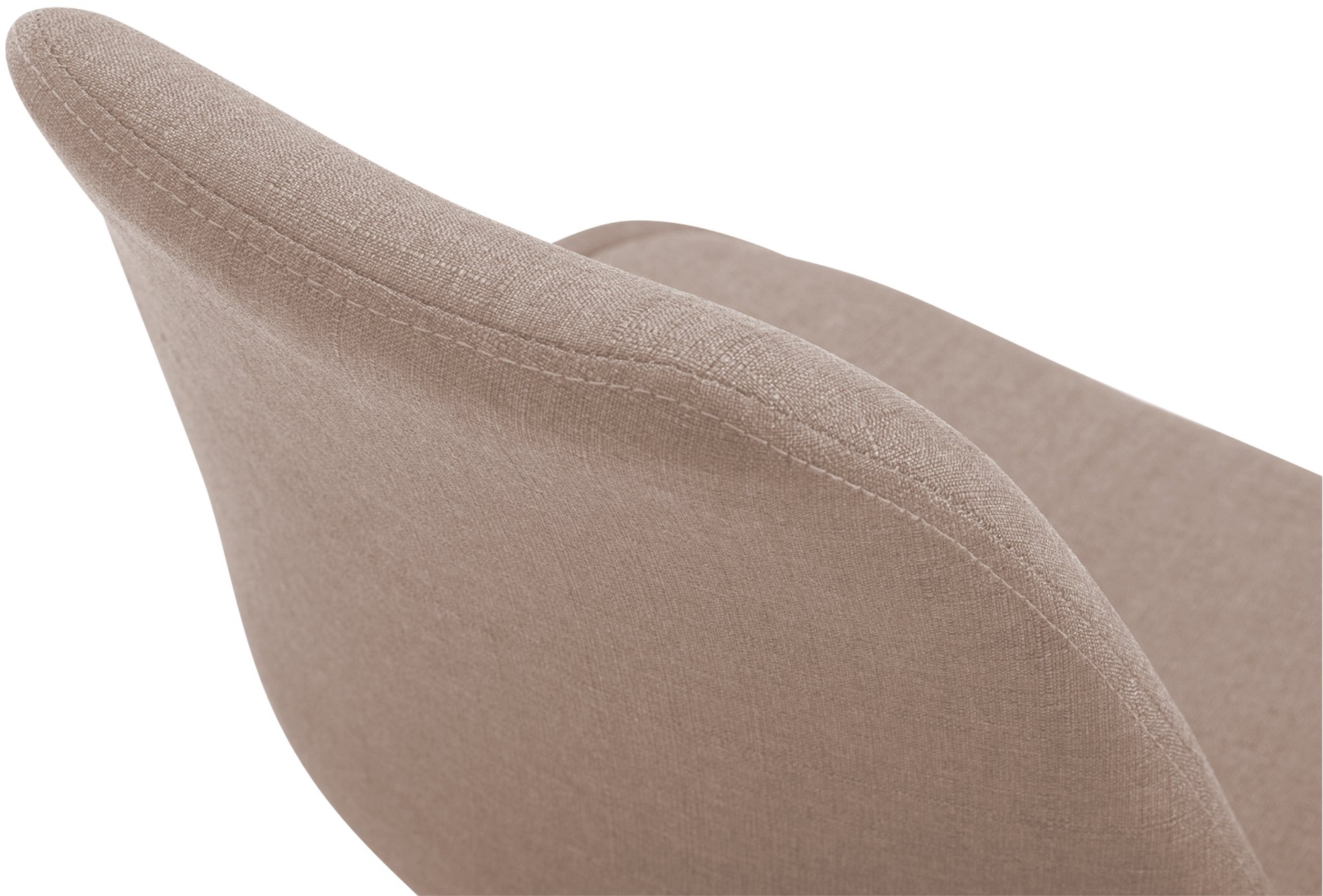 Chaise de salle à manger Maverick tissu avec pied trompette