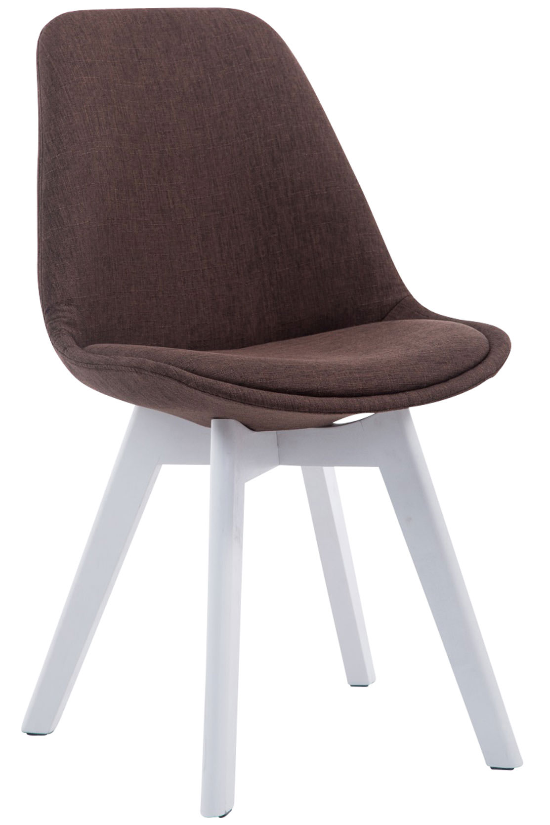 Lot de 4 chaises de salle à manger Borneo V2 en Tissu