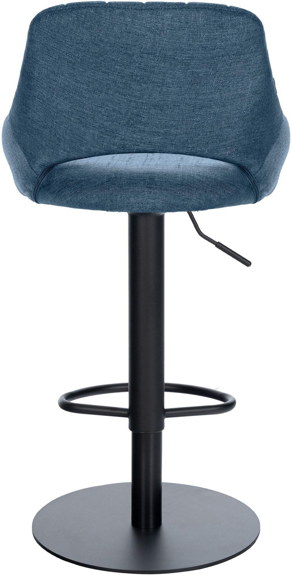 Tabouret de bar Milet noir avec pied extra lourd
