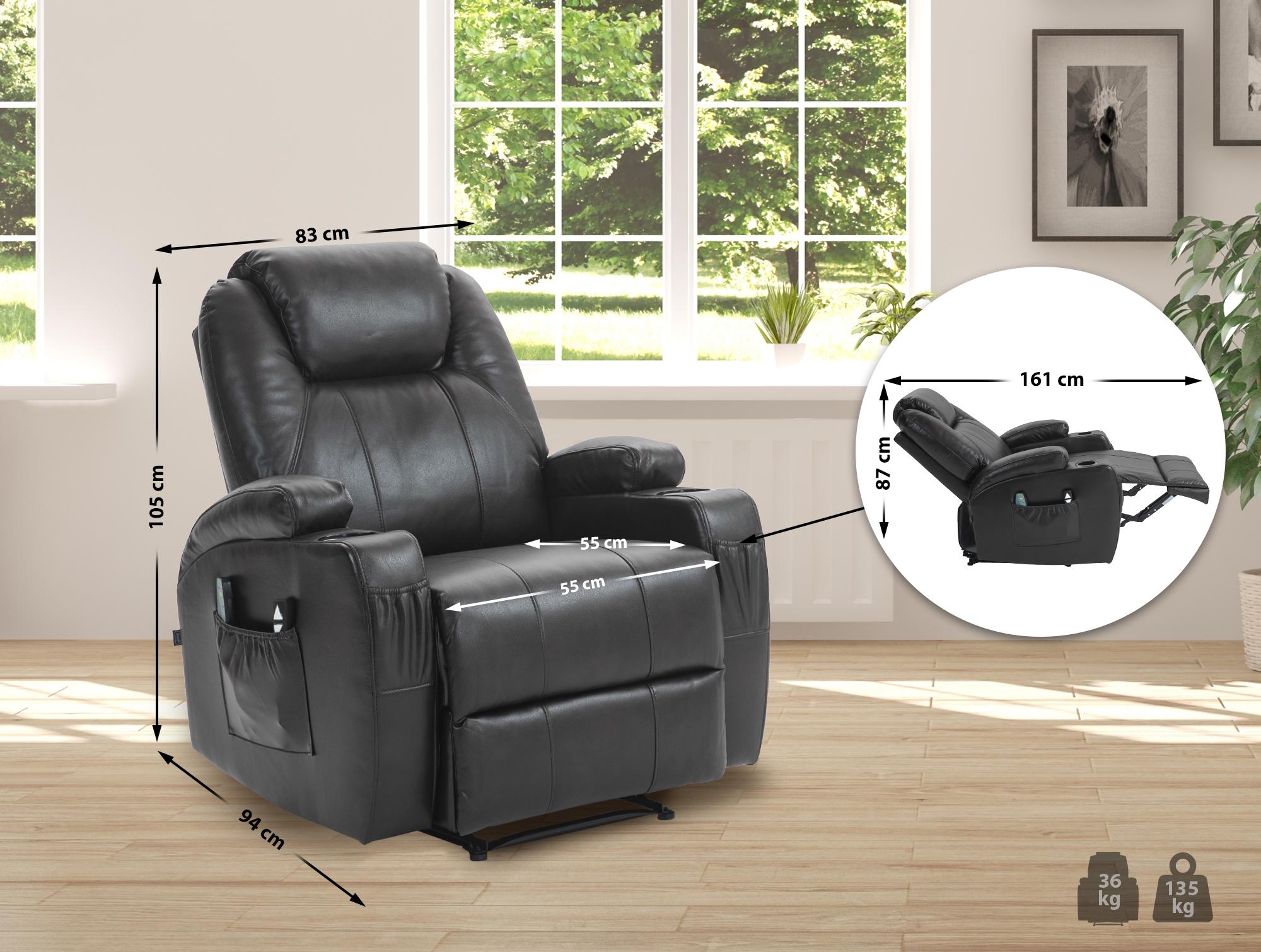 Fauteuil Hepler avec fonction massage