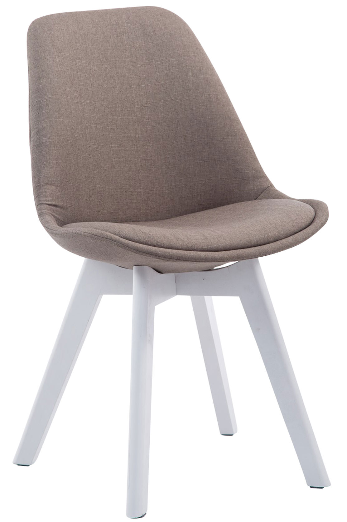 Lot de 4 chaises de salle à manger Borneo V2 en Tissu