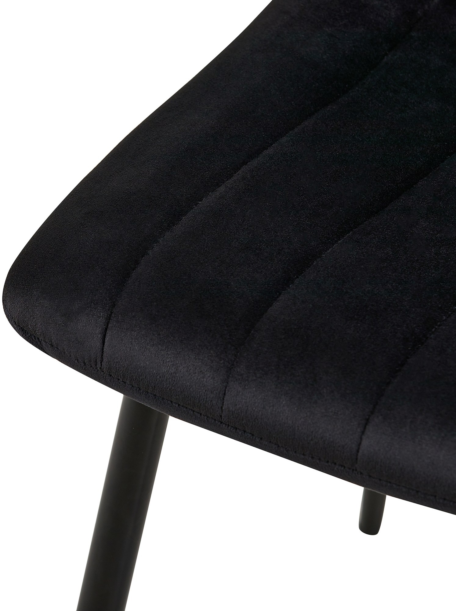 Chaise de salle à manger Dijon avec Piètement en métal noir