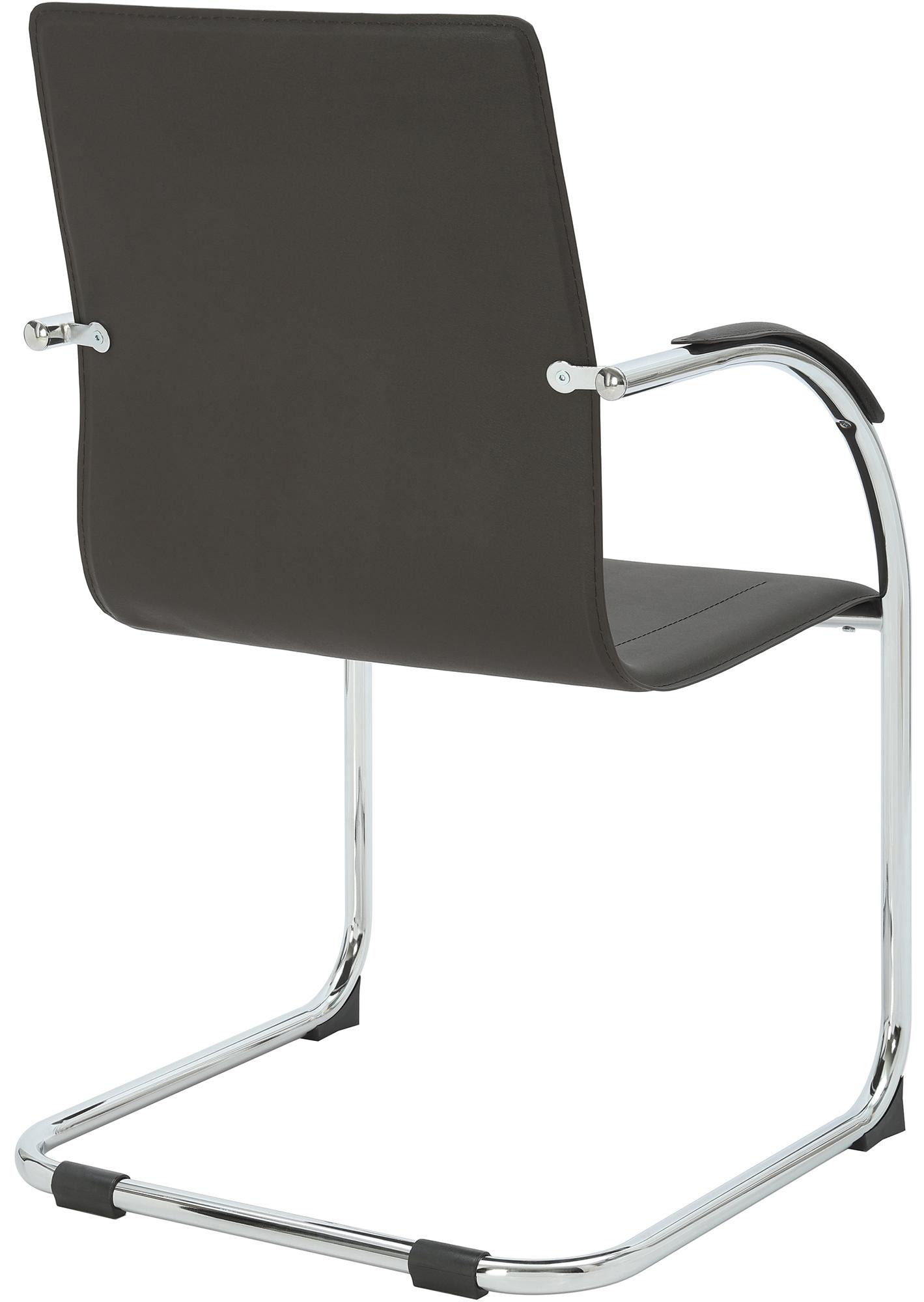 Chaise cantilever Noeleen en simili cuir