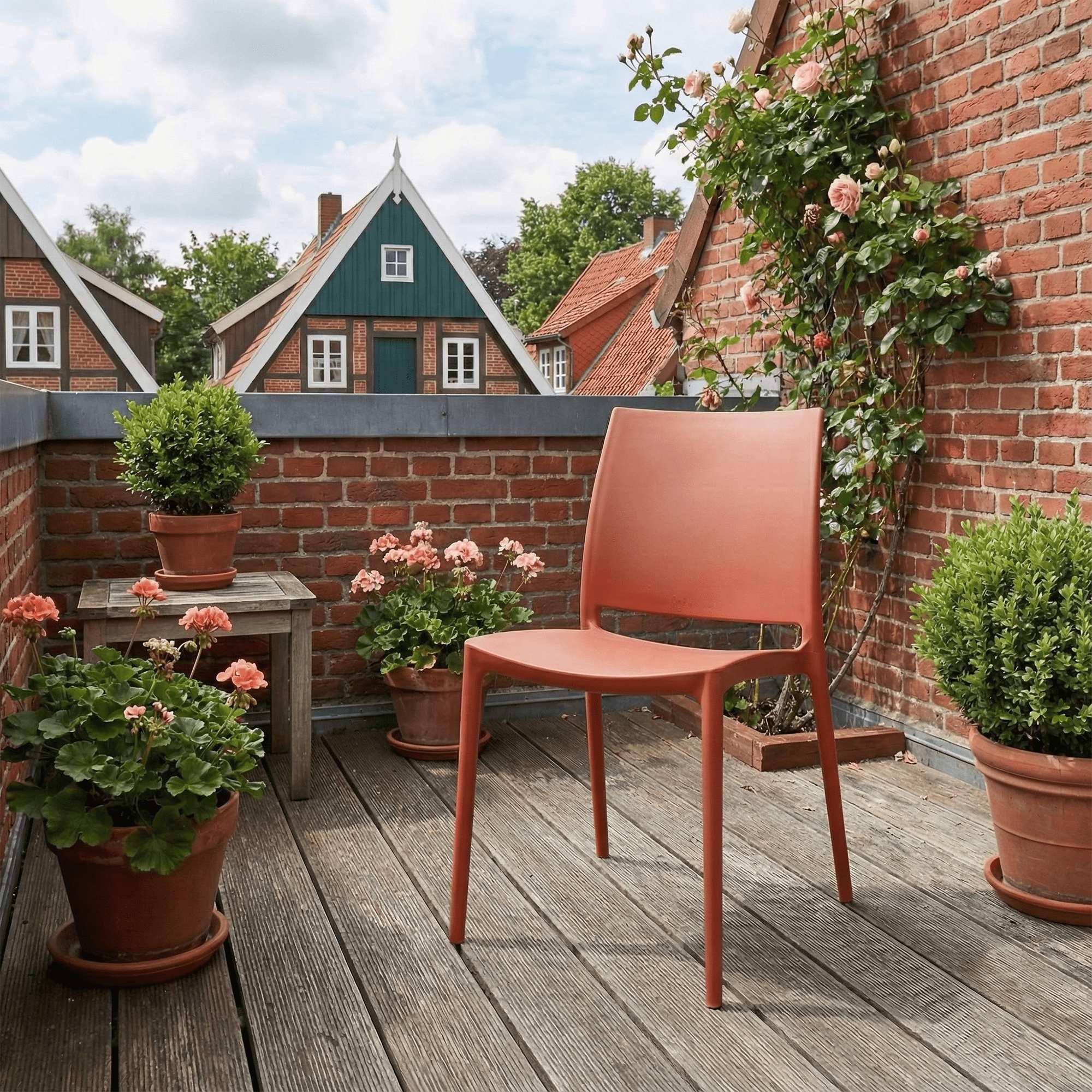 Lot de 2 chaises de jardin Meton