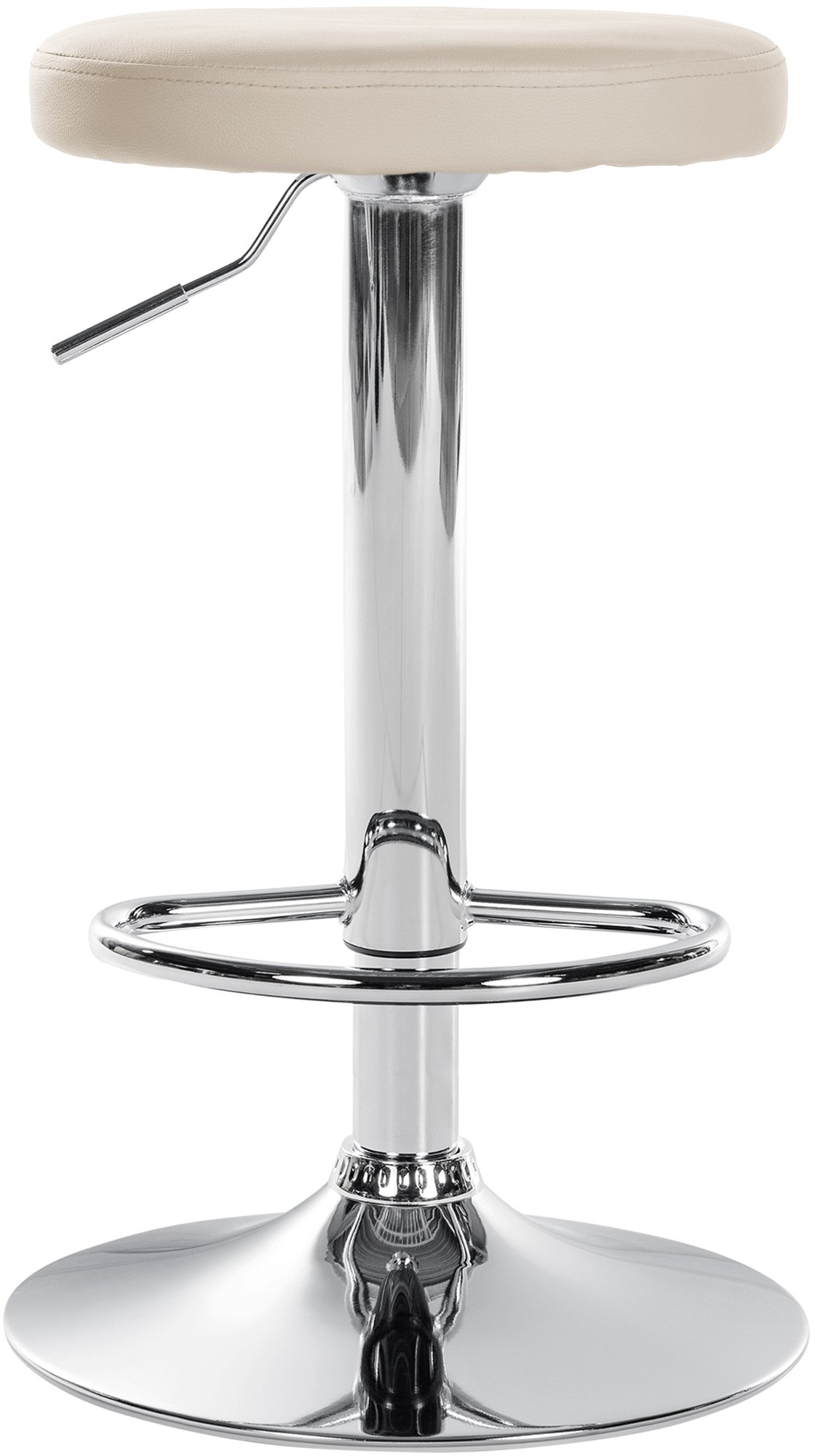 Lot de 2 tabourets de bar Ponte en similicuir