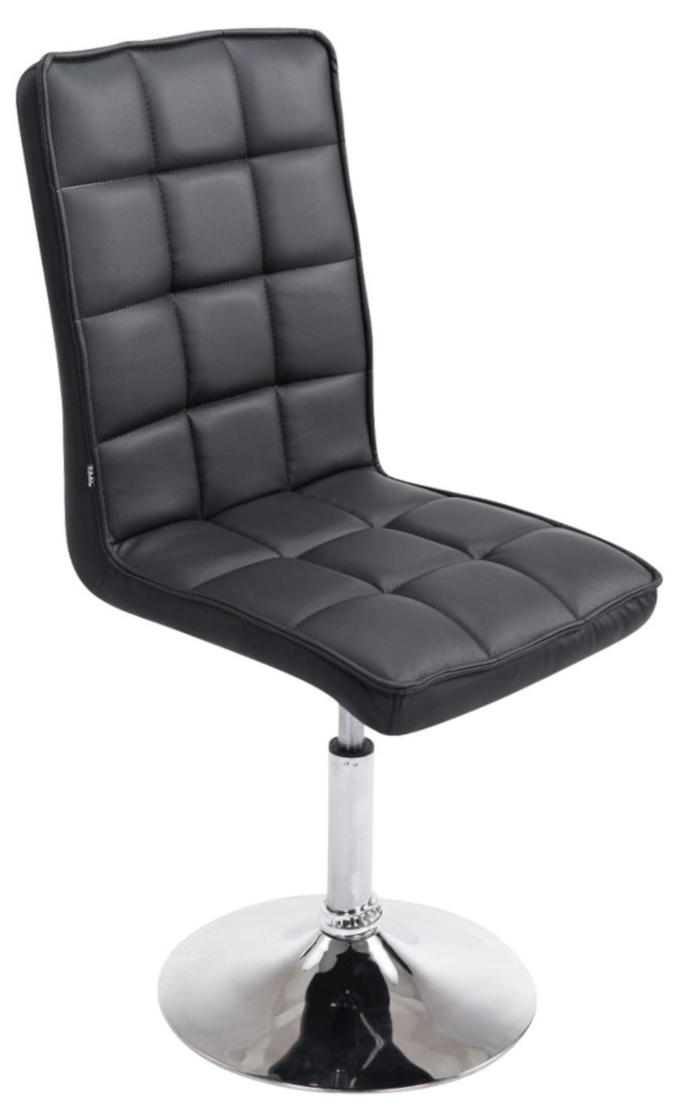 Lot de 2 chaises de salle à manger Peking V2 en similicuir pied trompette