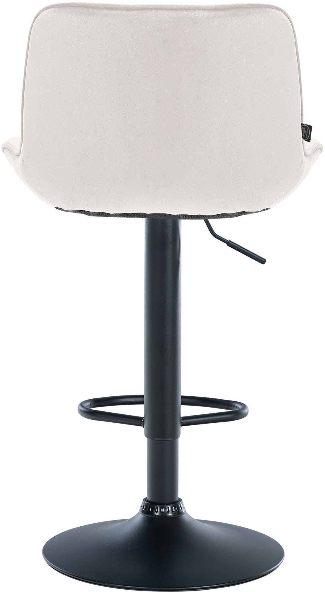 Tabouret de bar Vonore velours