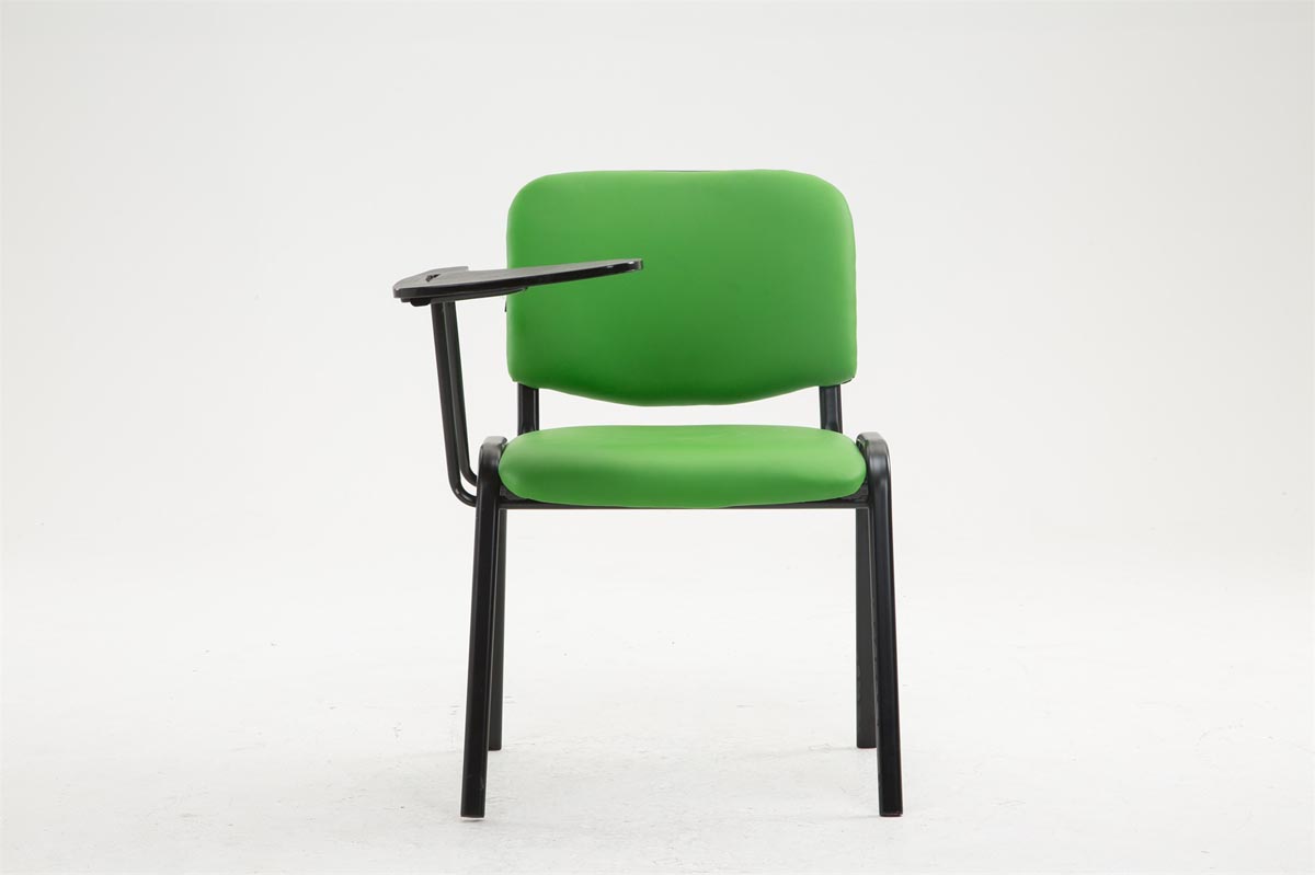Chaise Ken en similicuir avec tablette rabattable