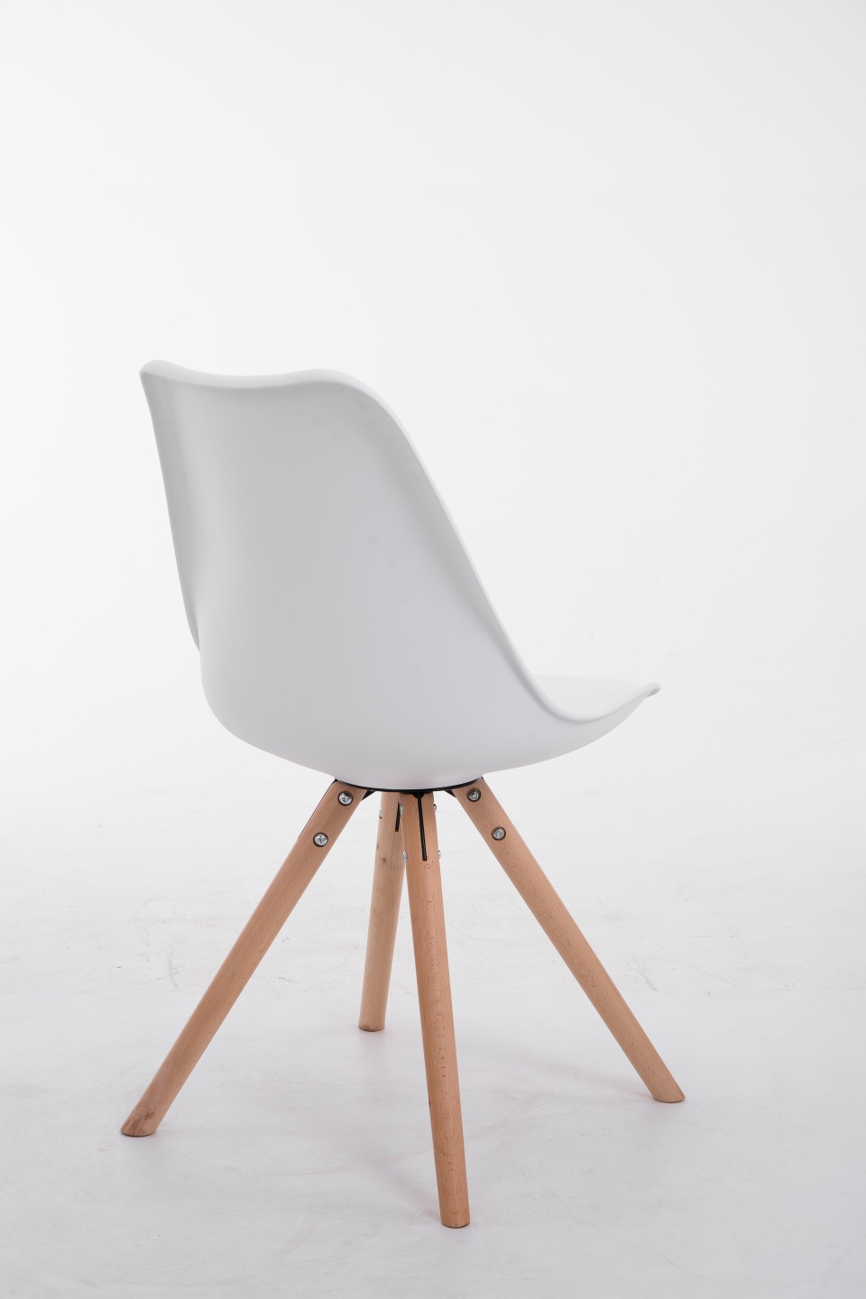 Chaise Toulouse similicuir piétement rond