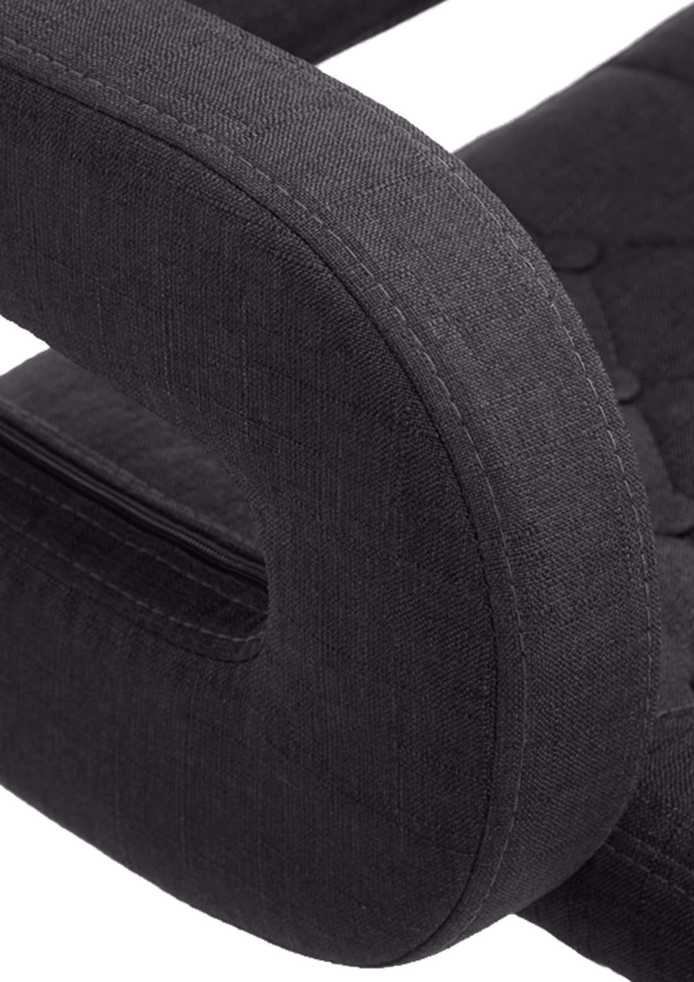 Tabouret de bar Dublin Tissu avec pied en métal