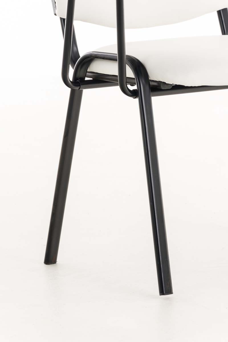 Chaise Ken en similicuir avec tablette rabattable