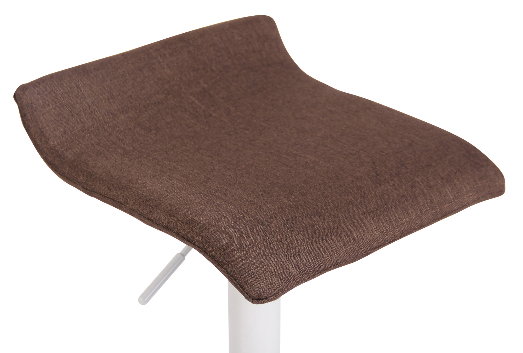 Tabouret de bar Dyn V2 tissu avec pied en métal